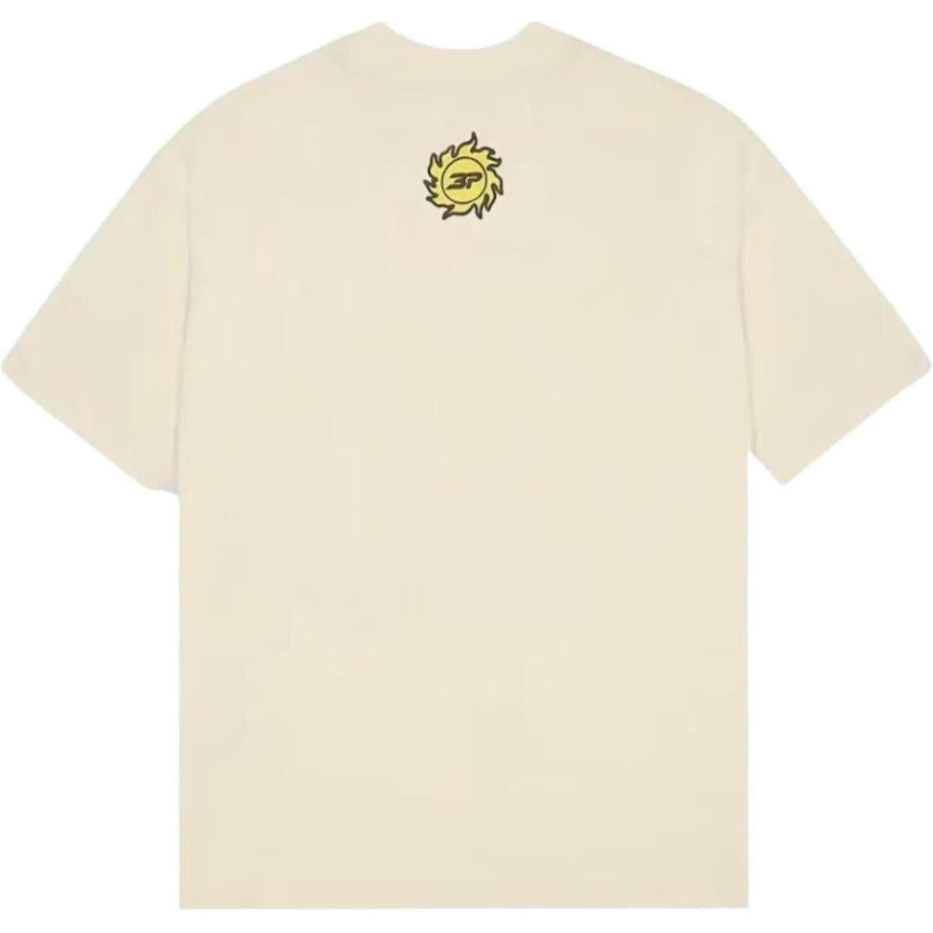 Broken Planet Foot On The Gas T-shirt Vanilla White
