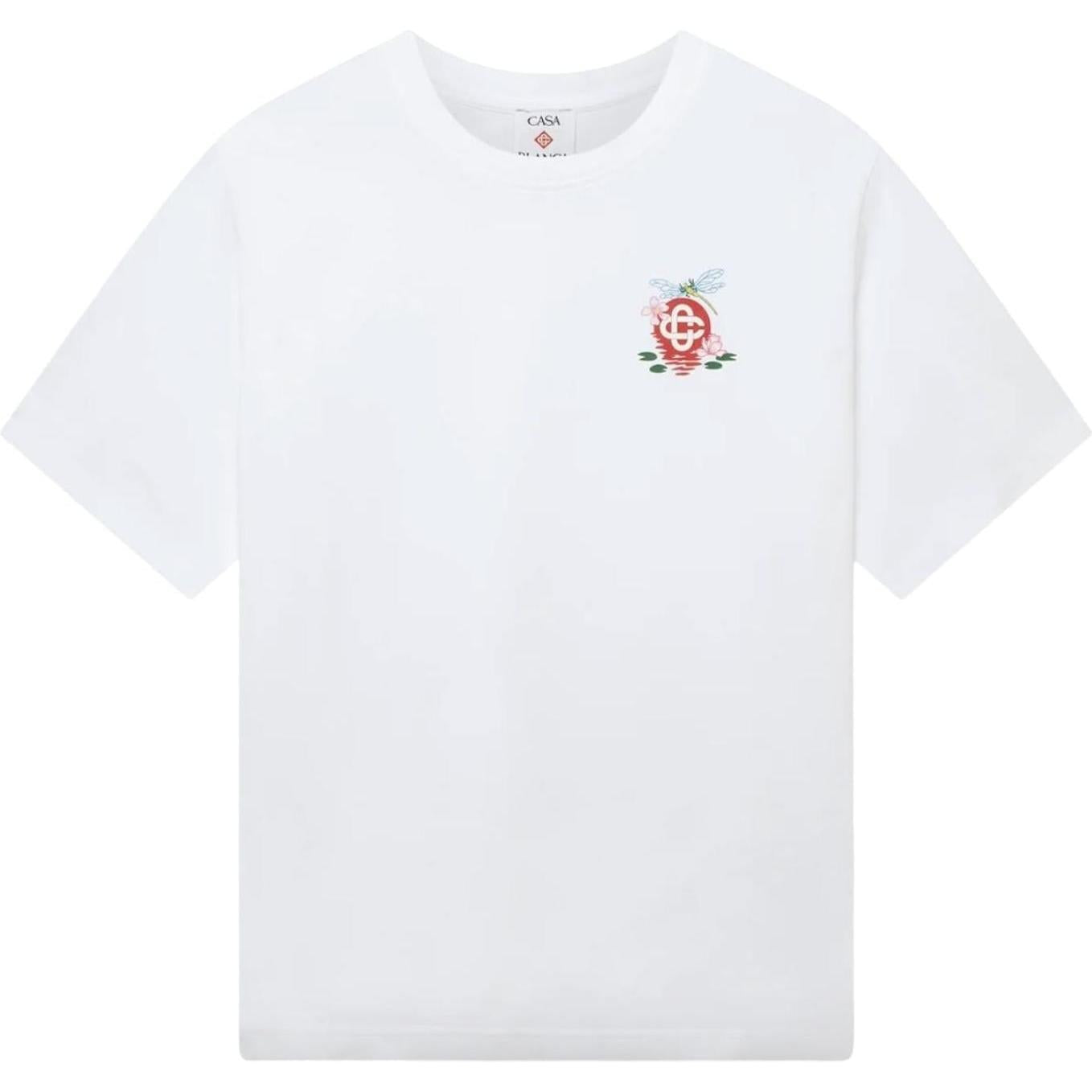 Casablanca Dragonfly Floral Oversized Short Sleeve T‑Shirt