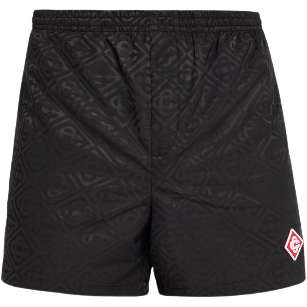 Casablanca Jacquard Swim Shorts Black