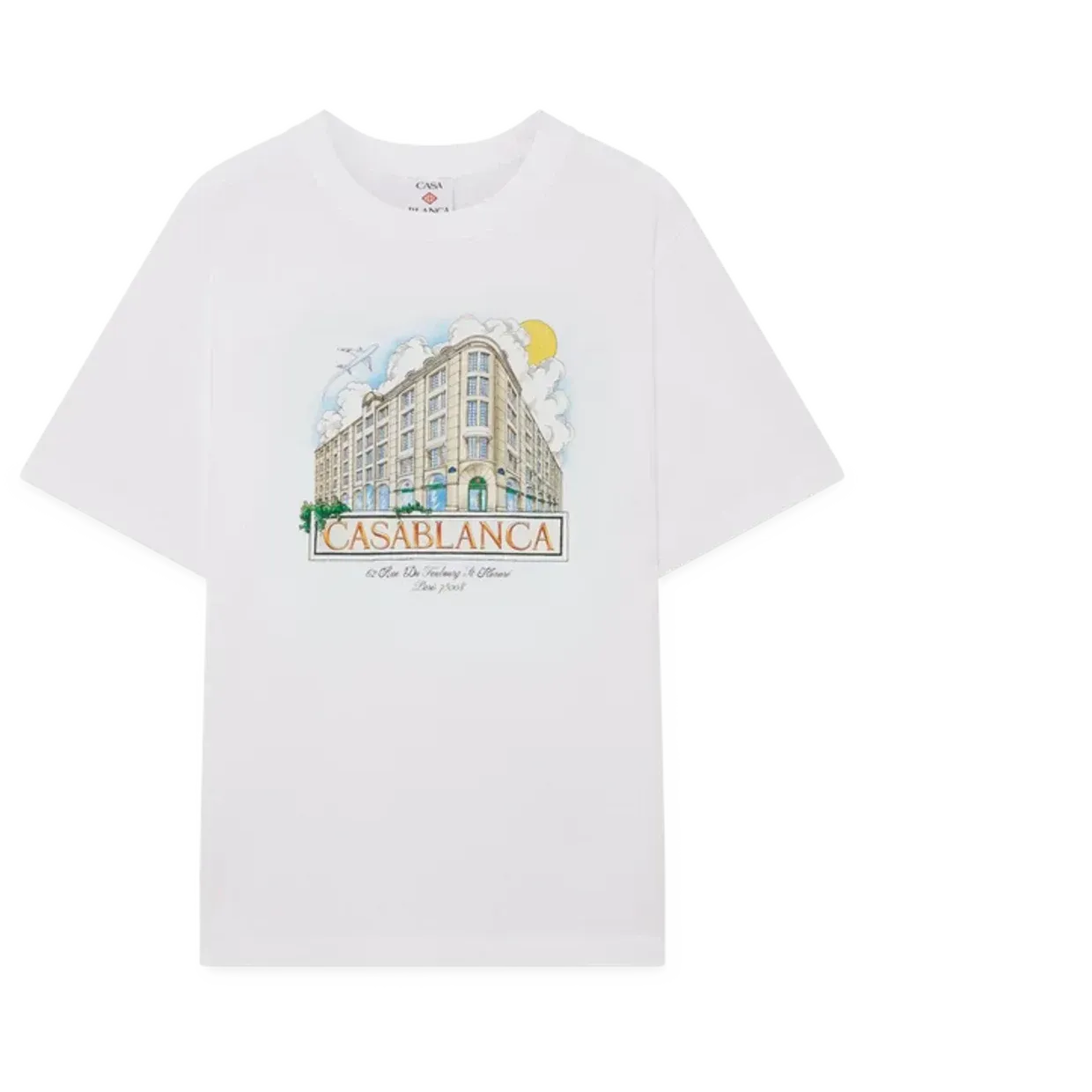 Casablanca Paris Store T-Shirt White