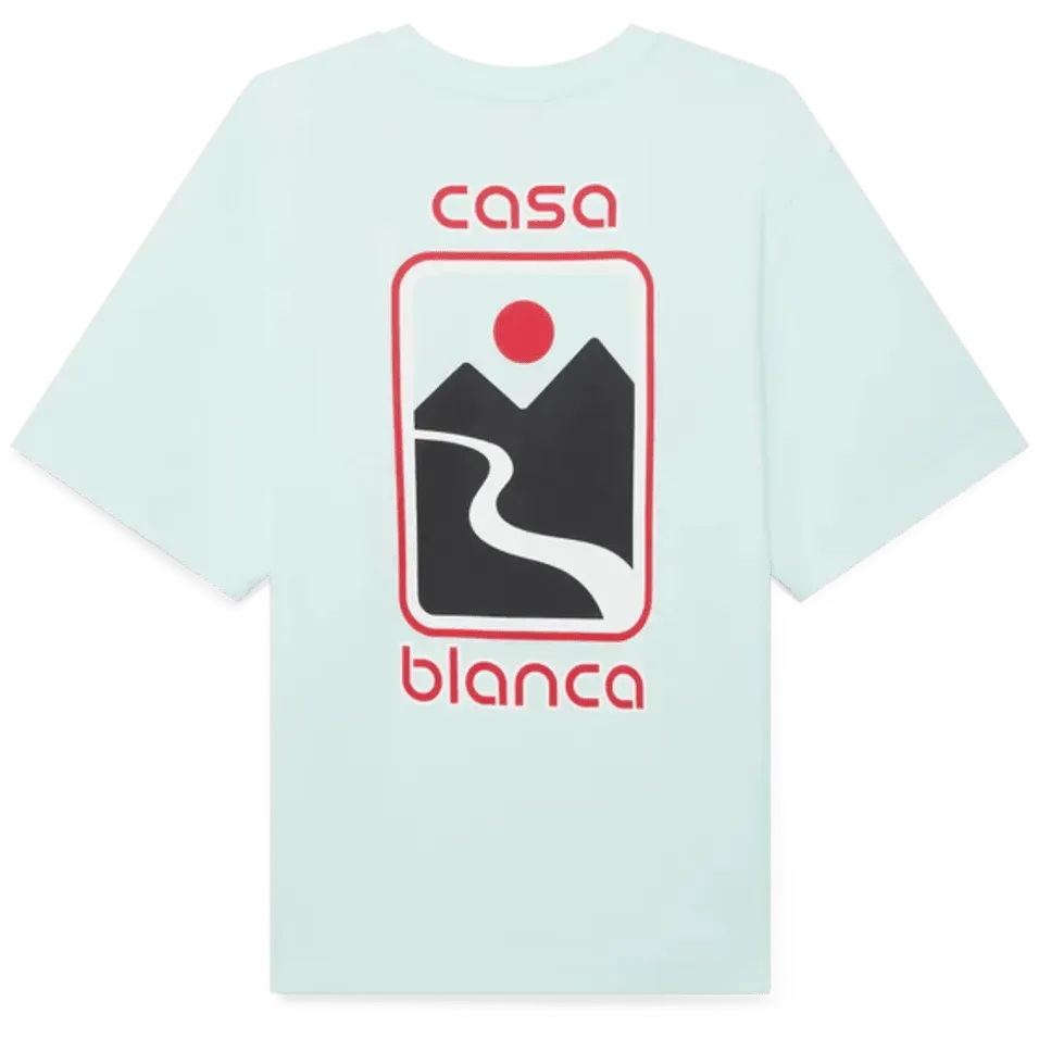 Casablanca Sunset Valley Printed T-Shirt Mint