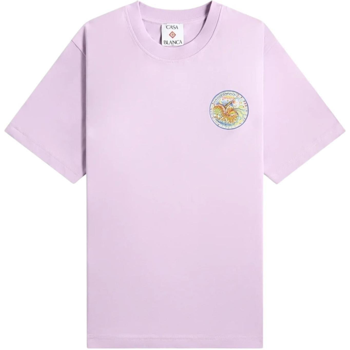 Casablanca The Four Elements Short Sleeve T‑Shirt Lilac
