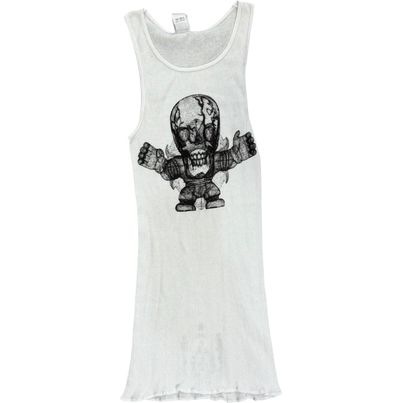 Chrome Heart Vintage Foti Harris Tank Top White