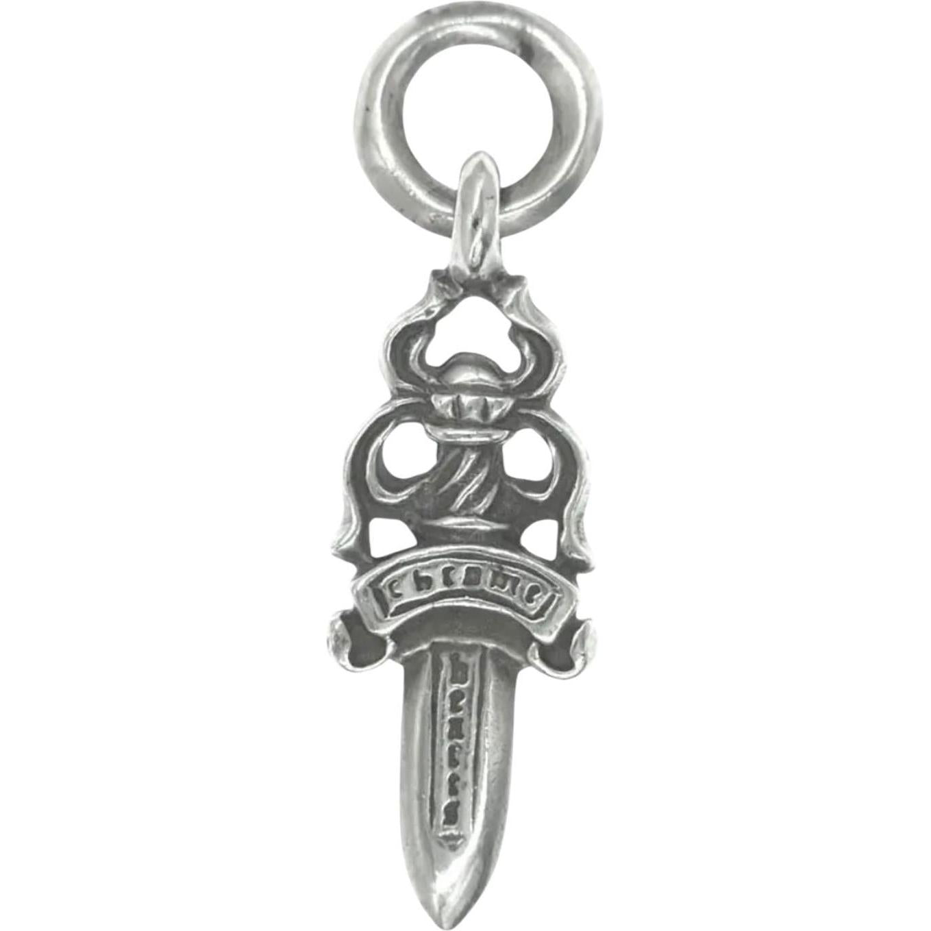 Chrome Hearts #5 Dagger Silver Pendant