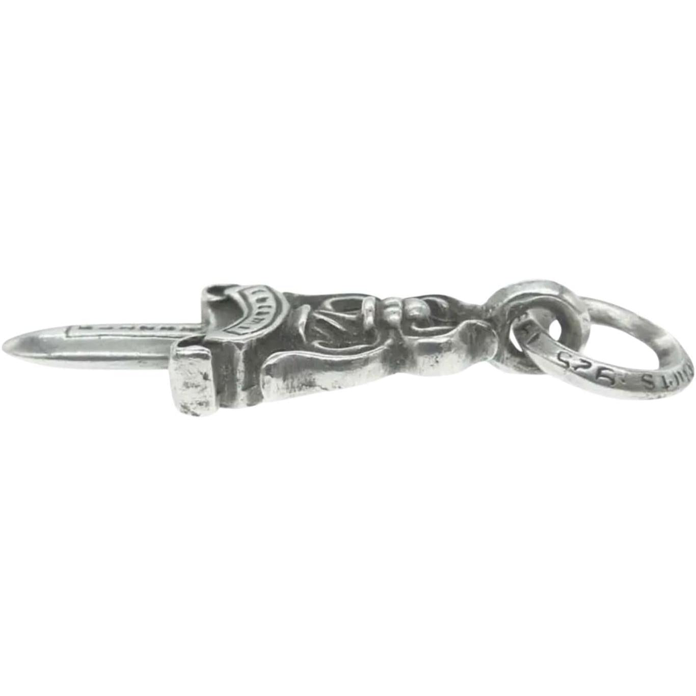 Chrome Hearts #5 Dagger Silver Pendant