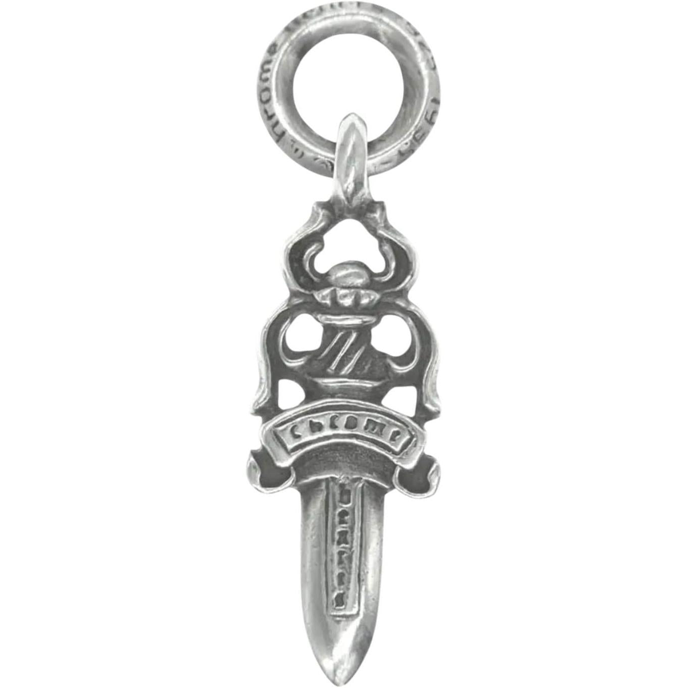 Chrome Hearts #5 Dagger Silver Pendant