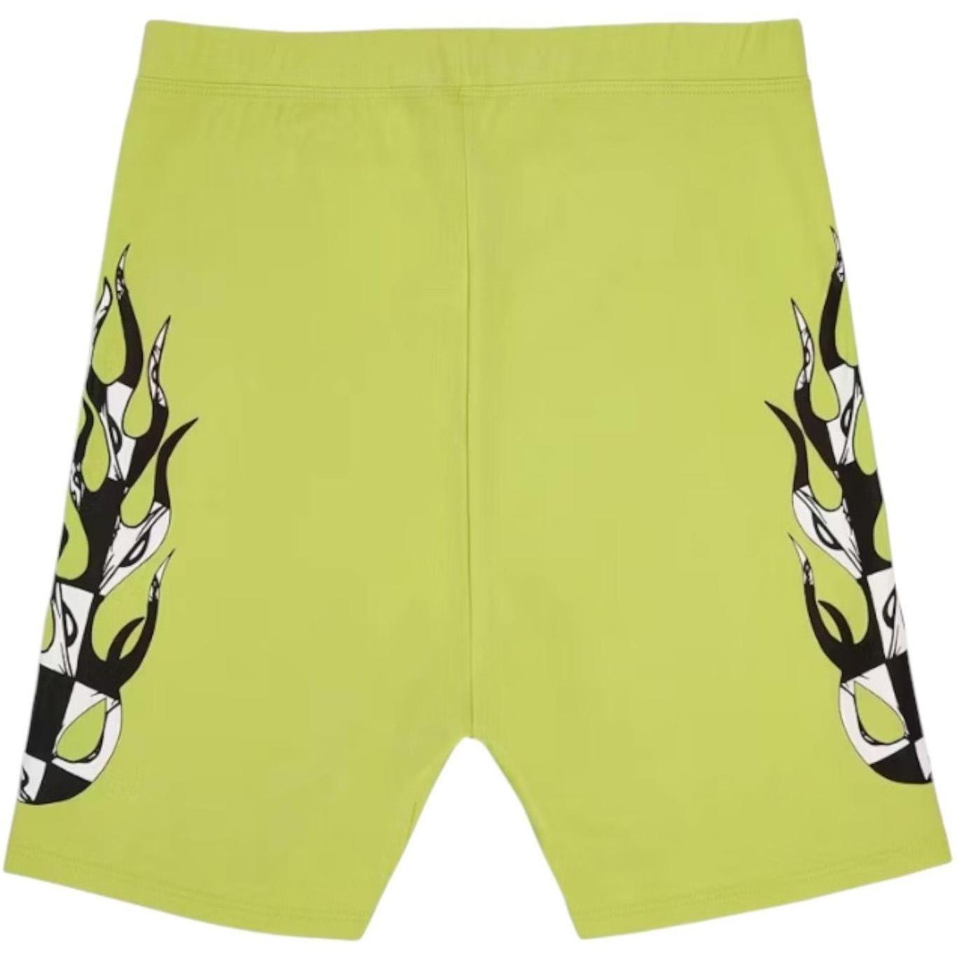 Chrome Hearts 99 Eyes Bike Short Acidick Green