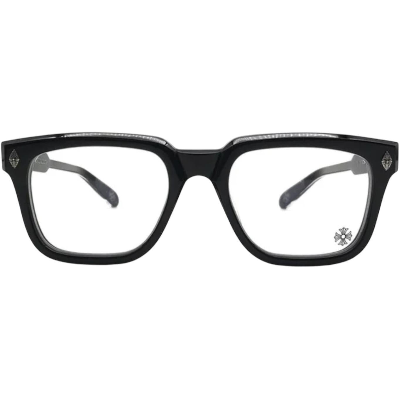 Chrome Hearts Ambidixtrous Black/Sterling Silver Plated Glasses