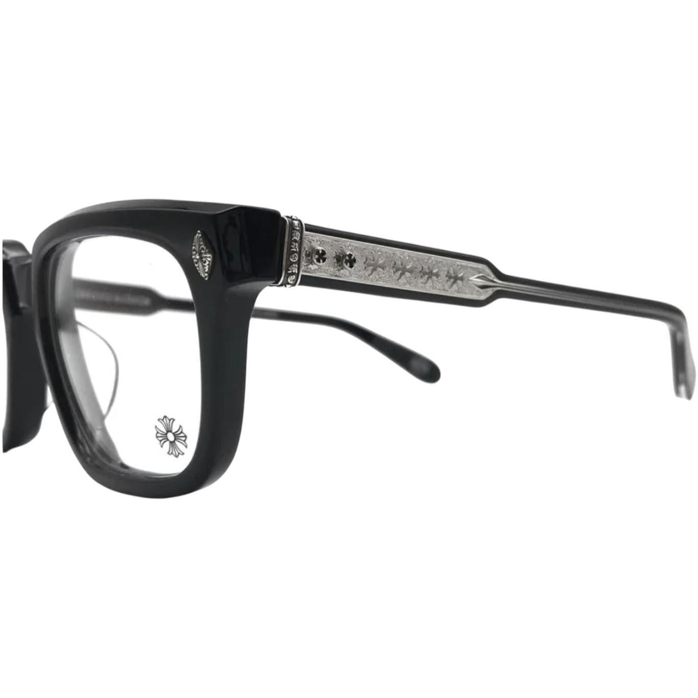 Chrome Hearts Ambidixtrous Black/Sterling Silver Plated Glasses