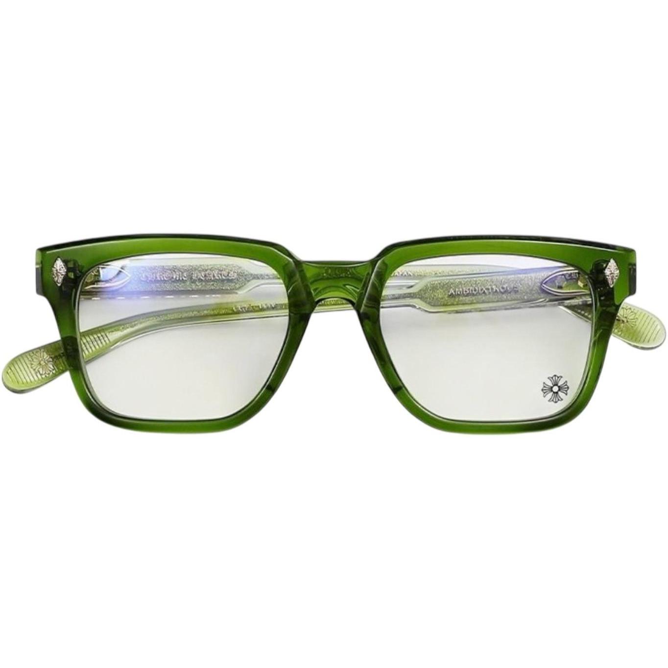 Chrome Hearts Ambidixtrous Green/18k Gold Plated Glasses