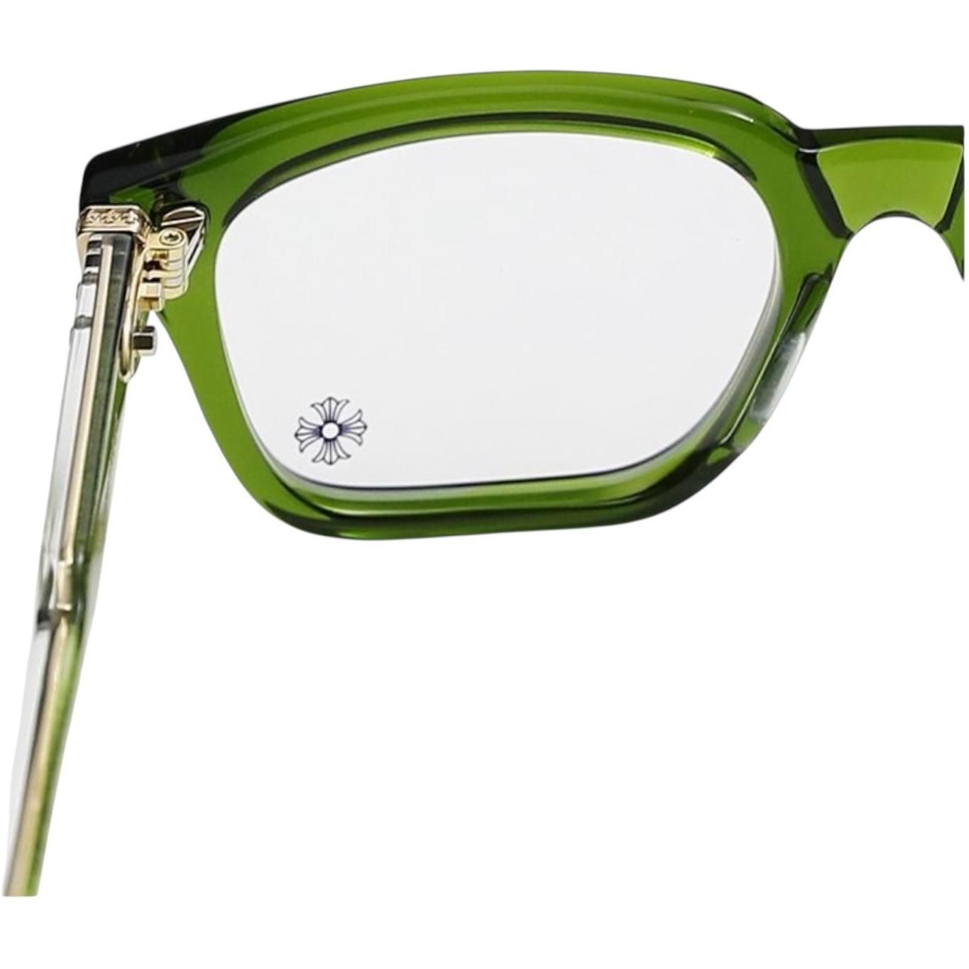 Chrome Hearts Ambidixtrous Green/18k Gold Plated Glasses