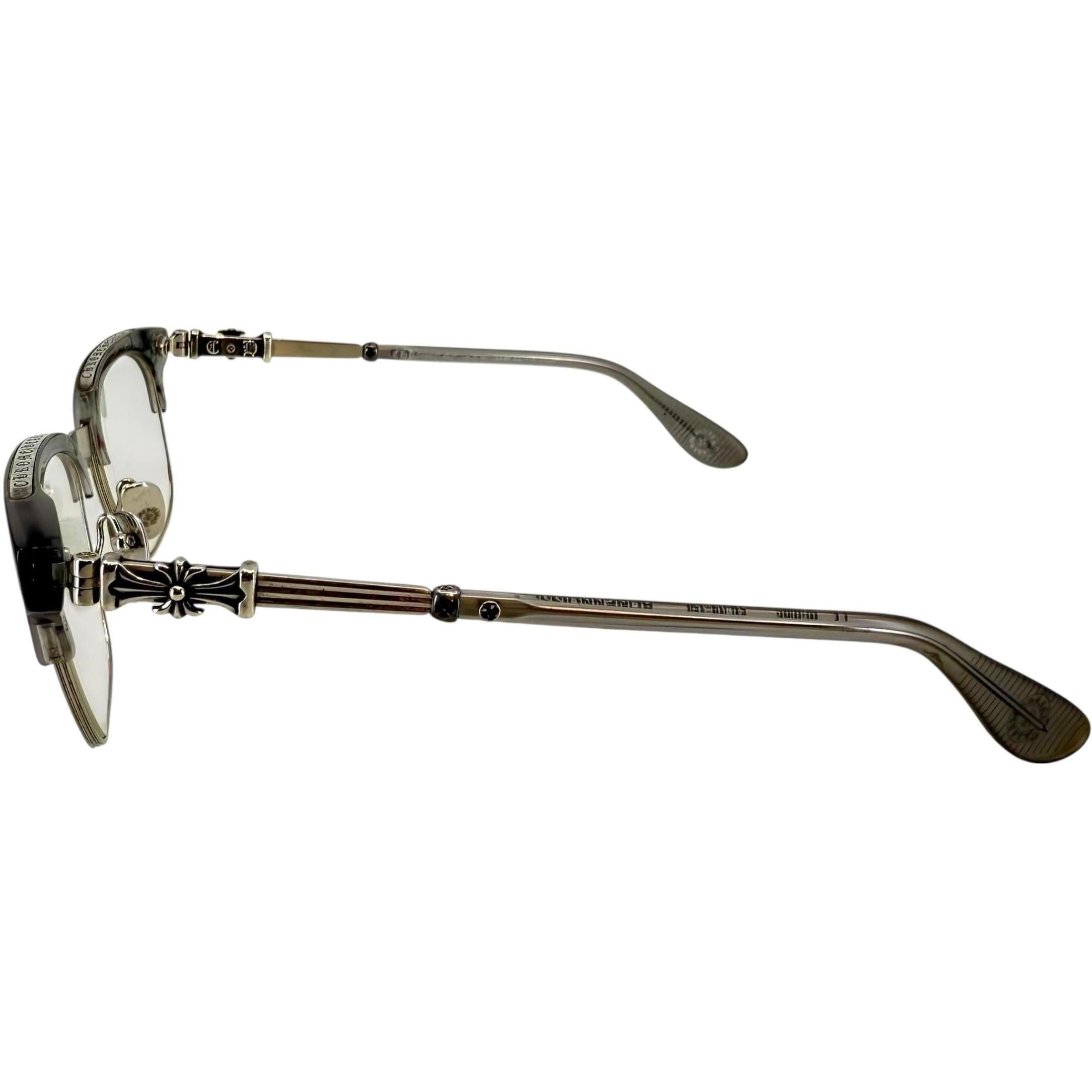 Chrome Hearts Bonennoisseur II Graphite/Silver Glasses