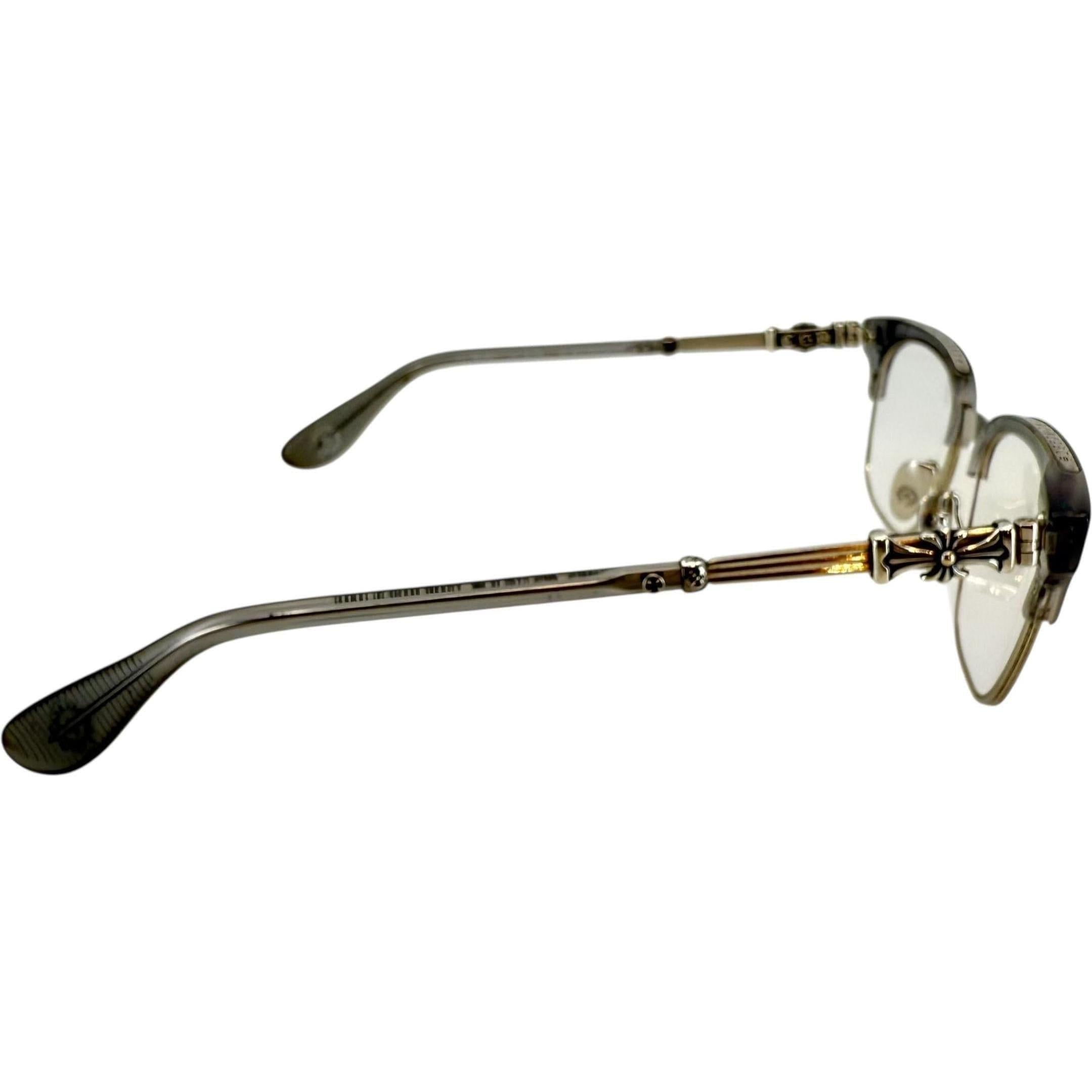Chrome Hearts Bonennoisseur II Graphite/Silver Glasses