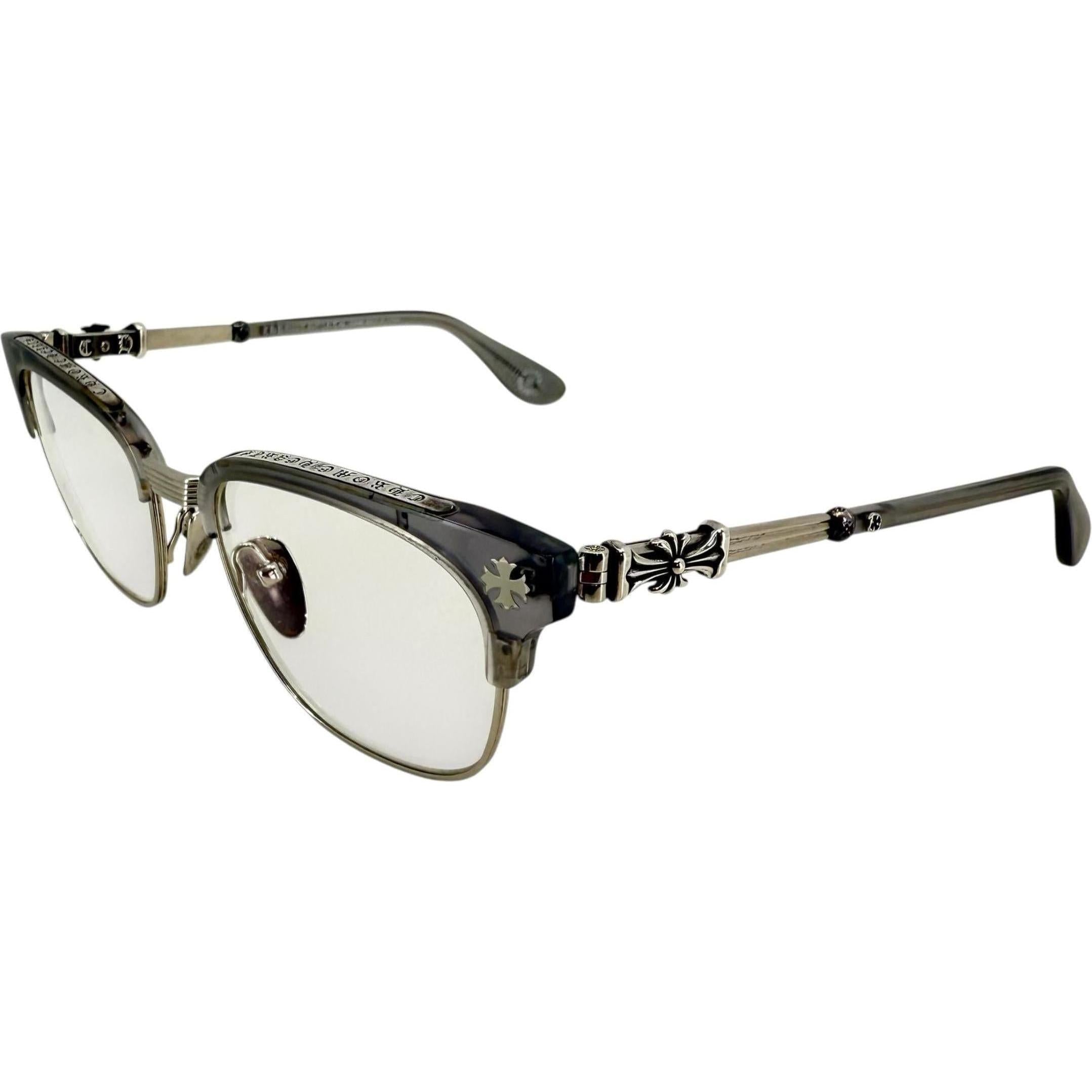Chrome Hearts Bonennoisseur II Graphite/Silver Glasses