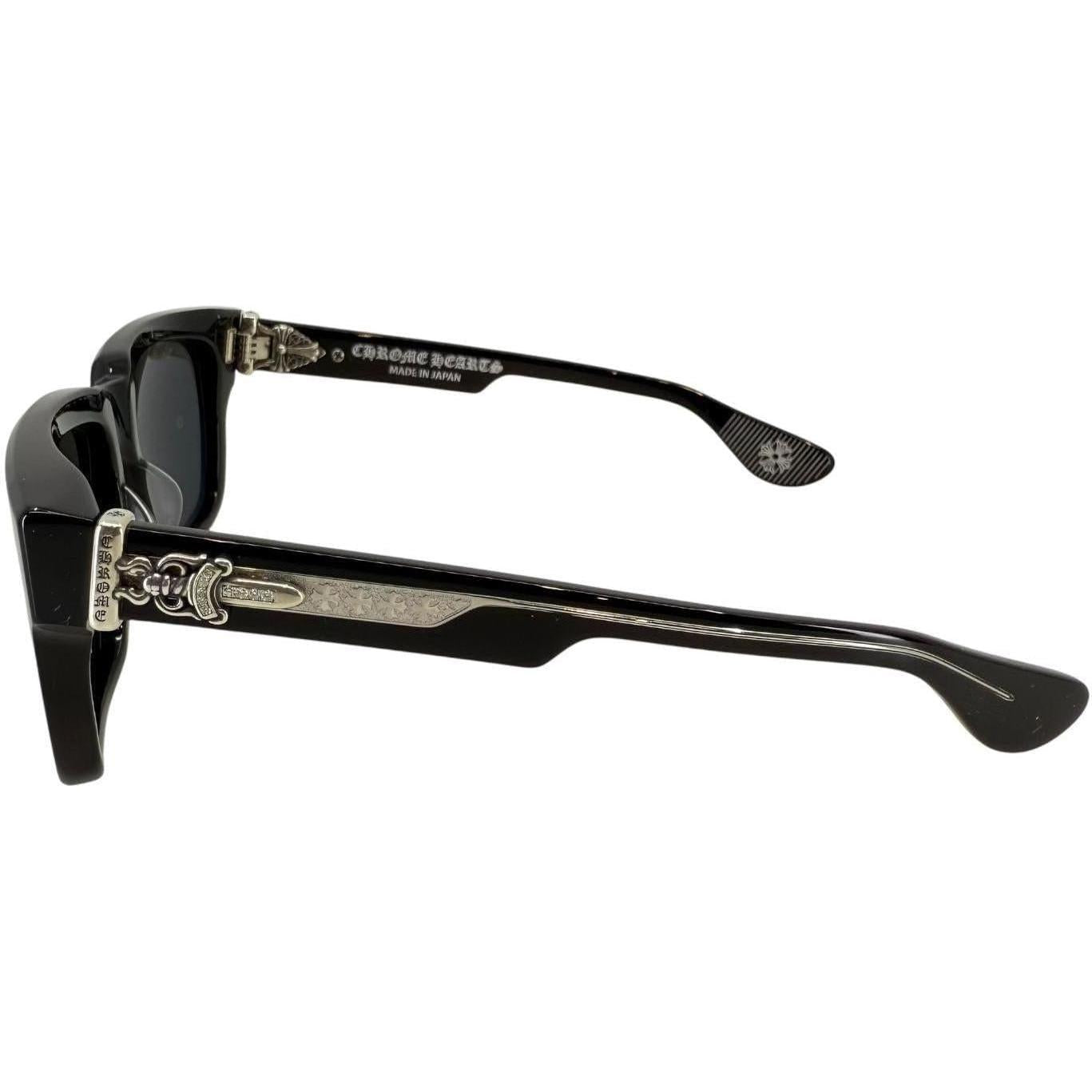 Chrome Hearts Box Officer Diamond Glasses Black