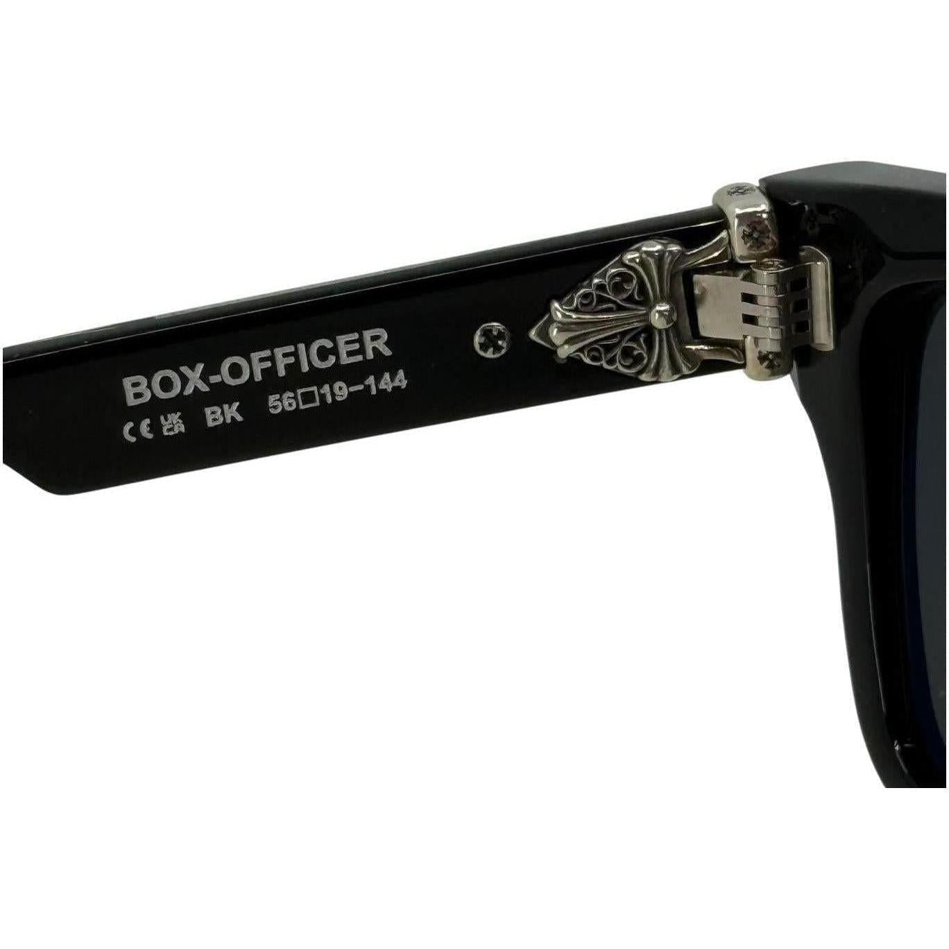 Chrome Hearts Box Officer Diamond Glasses Black