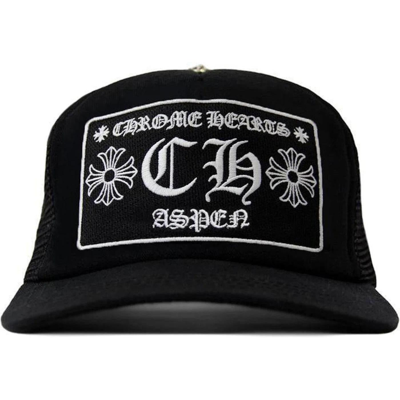 Chrome Hearts CH Aspen Exclusive Trucker Hat Black