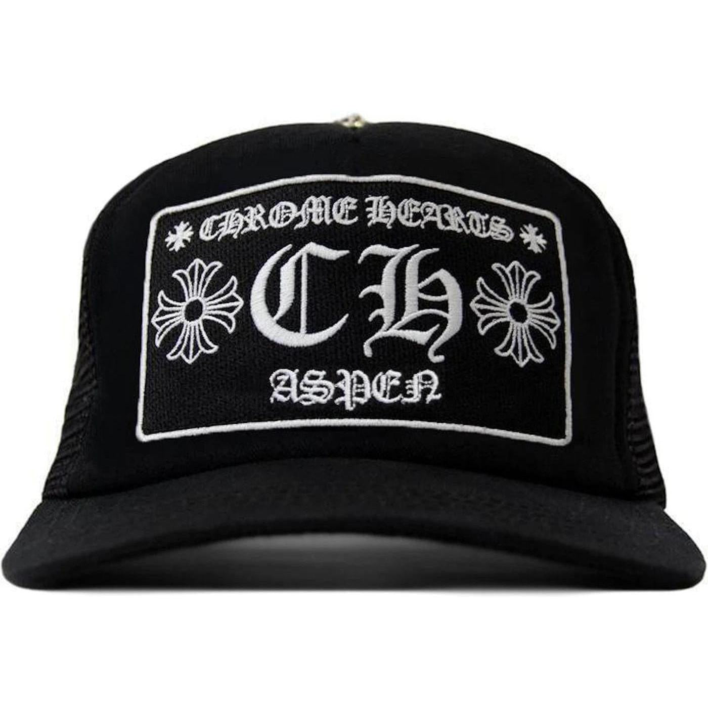 Chrome Hearts CH Aspen Exclusive Trucker Hat Black