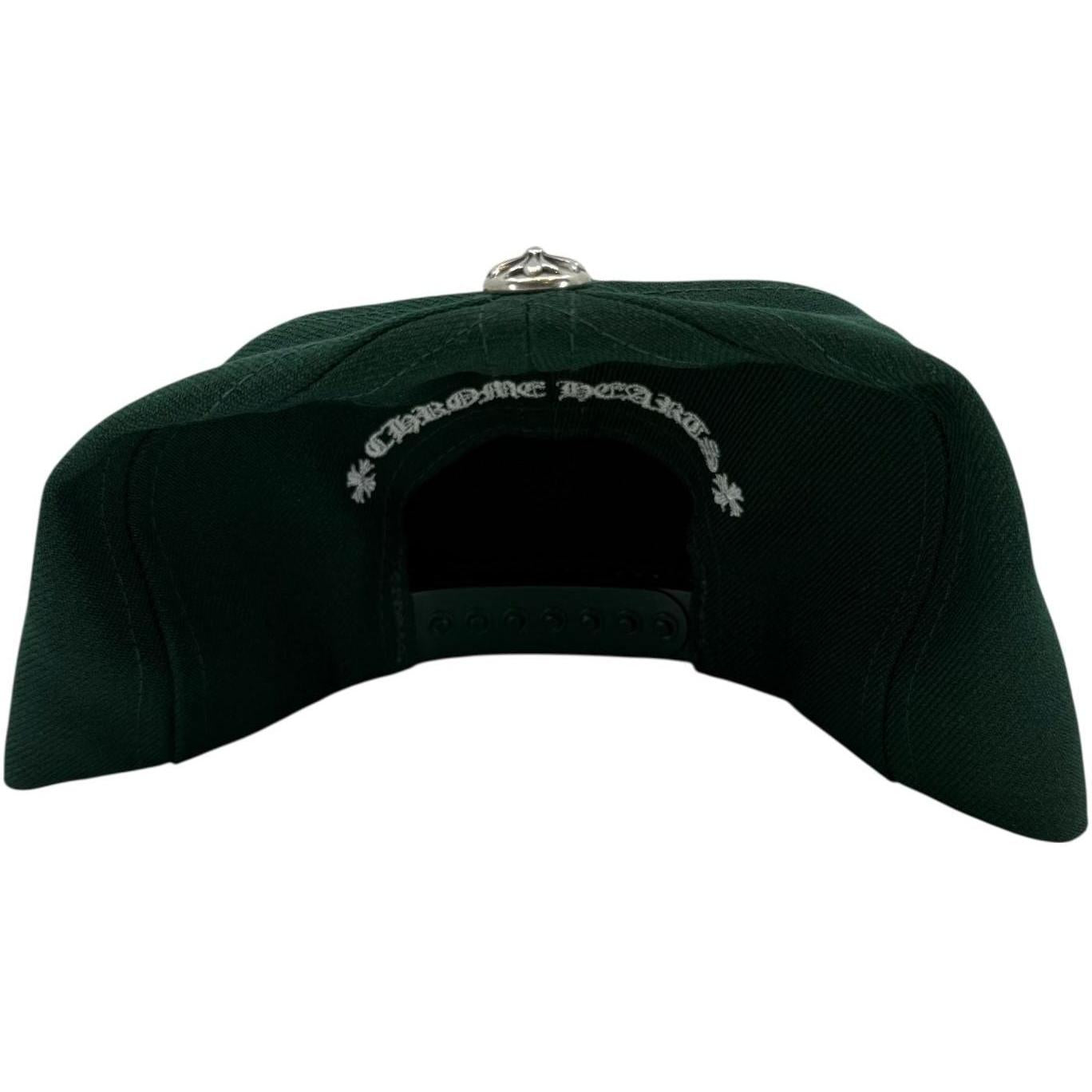 Chrome Hearts CH Baseball Cap Forest Green/White