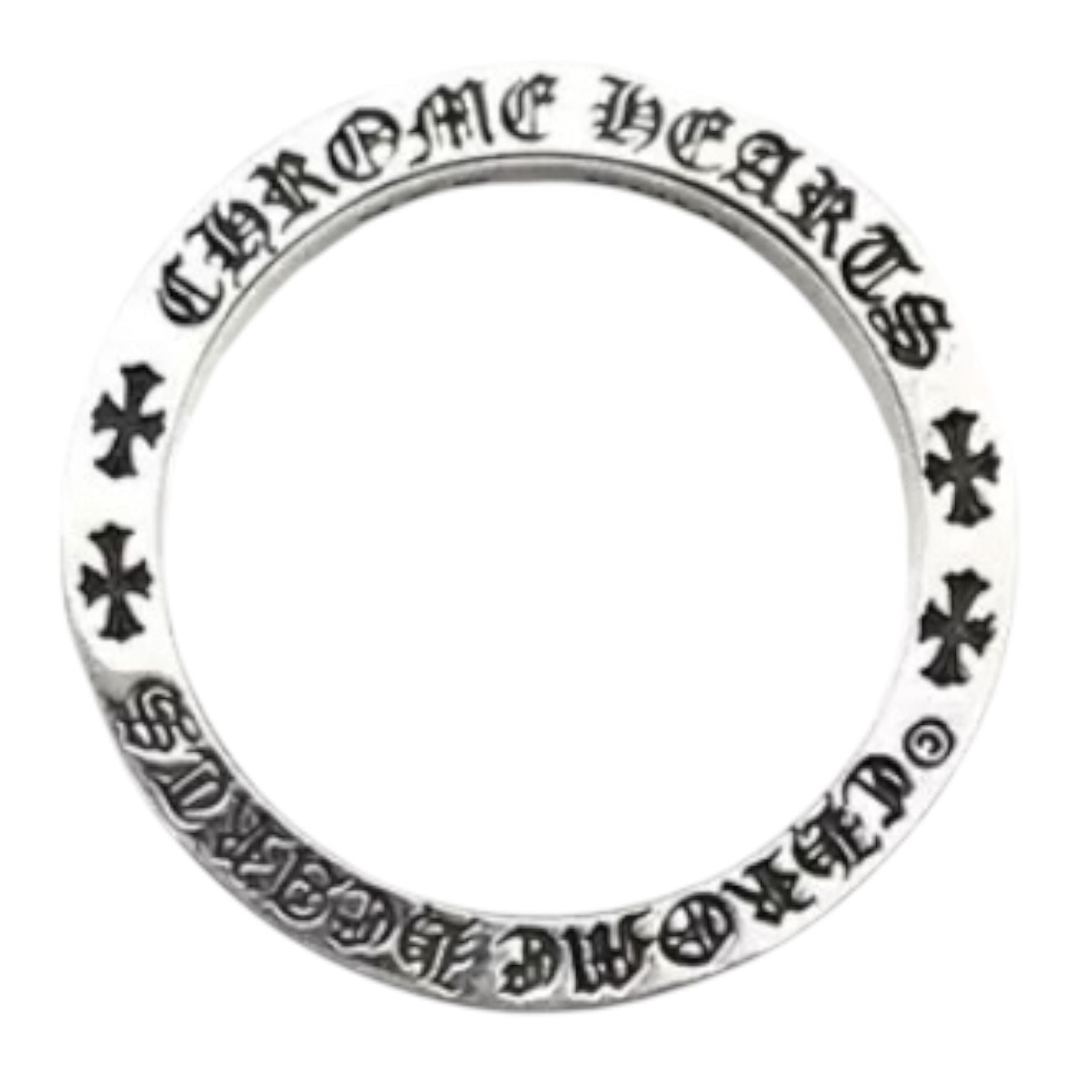 Chrome Hearts CH Forever Spacer Ring - Size 7