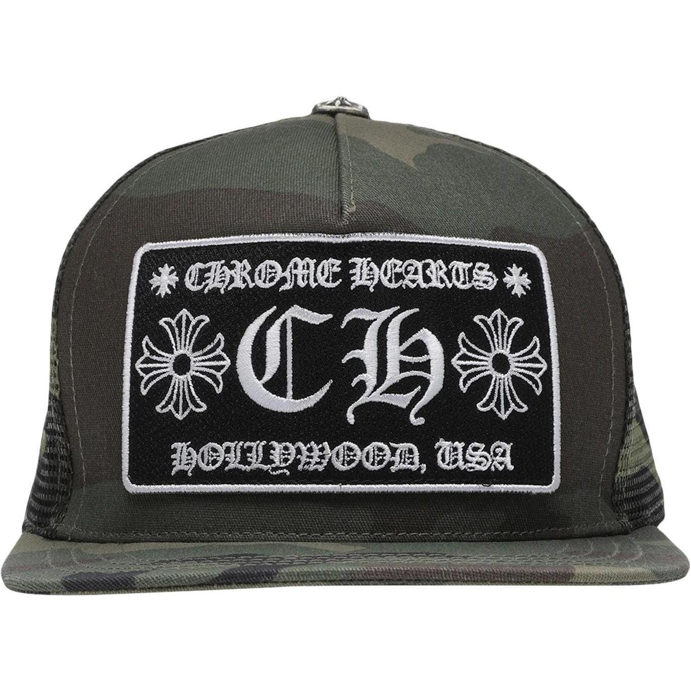 Chrome Hearts CH Hollywood Trucker Hat Camo