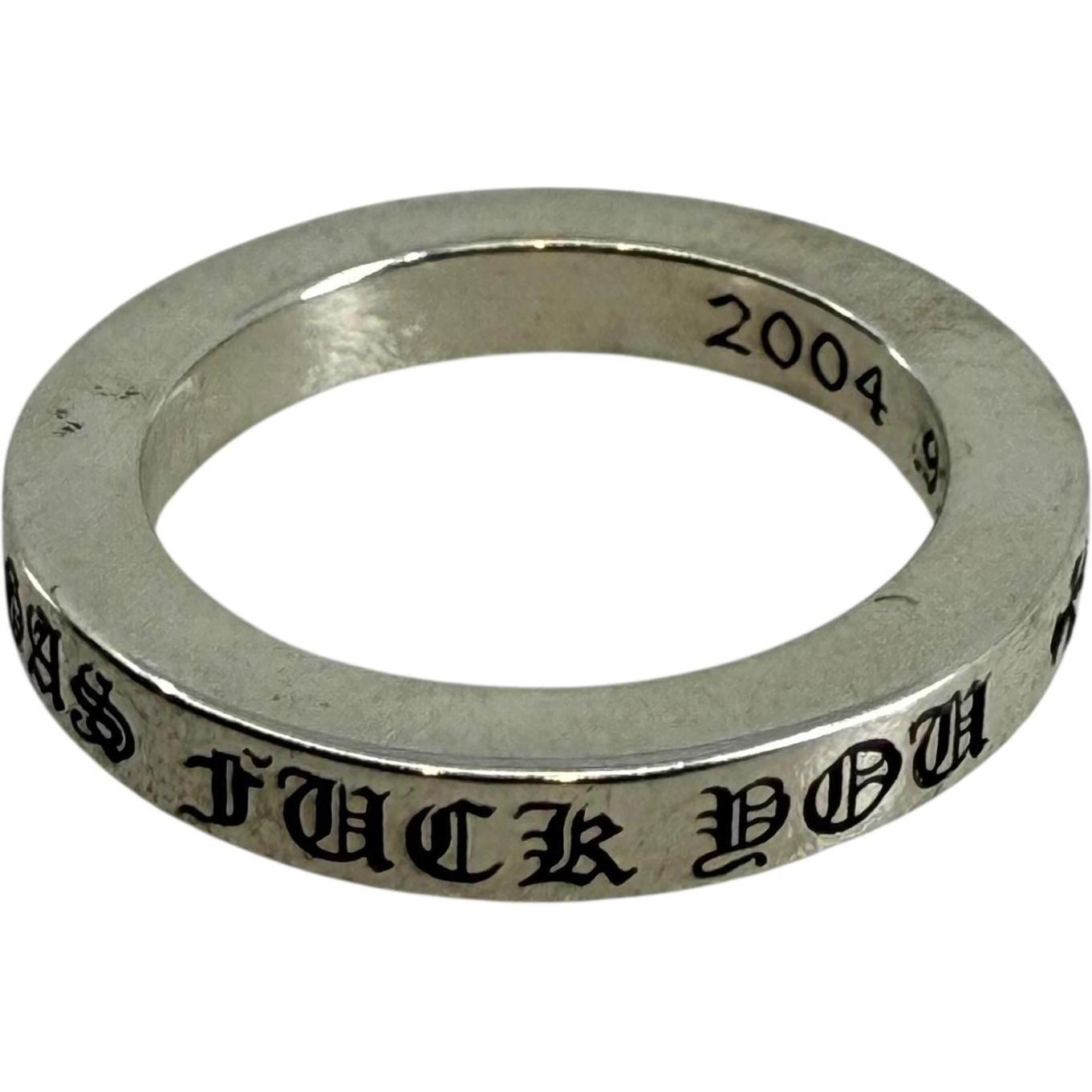 Chrome Hearts CH Las Vegas Fuck You Ring - Size 4.5