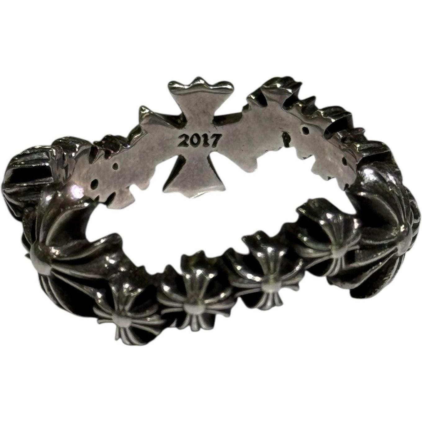 Chrome Hearts CH Plus Wave Silver Ring - Size 11.5