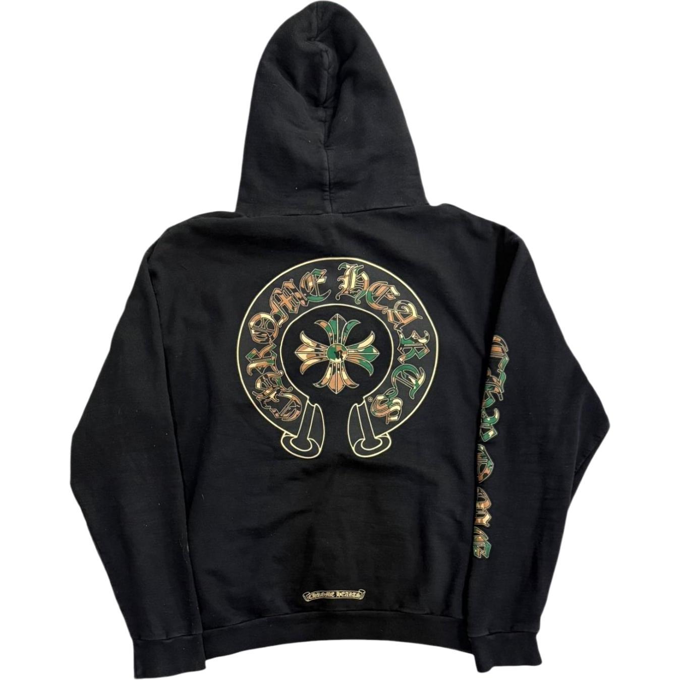 Chrome Hearts Camo Triple Cross Horseshoe Hoodie