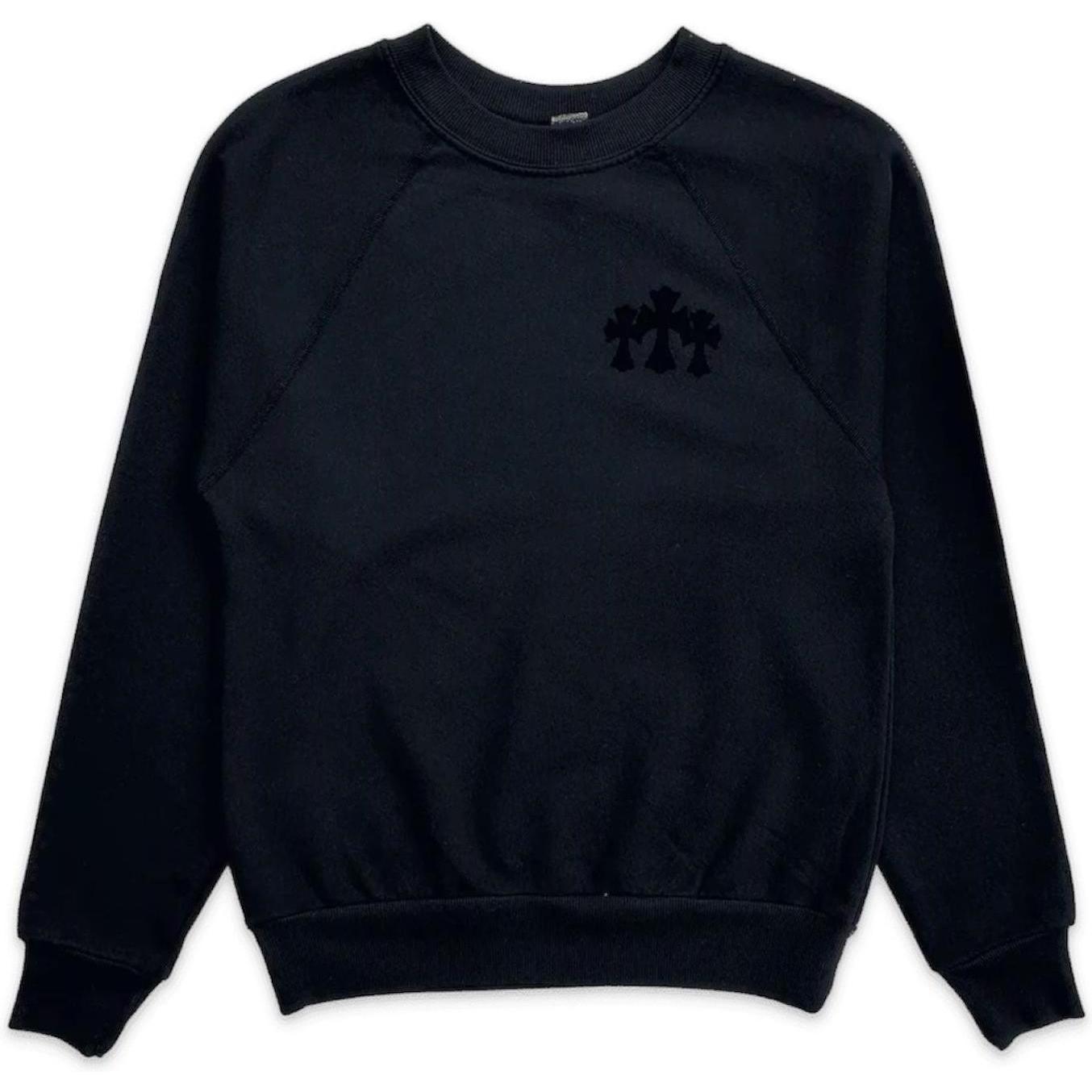 Chrome Hearts Cemetery Cross Blind Spot Crewneck Sweatshirt