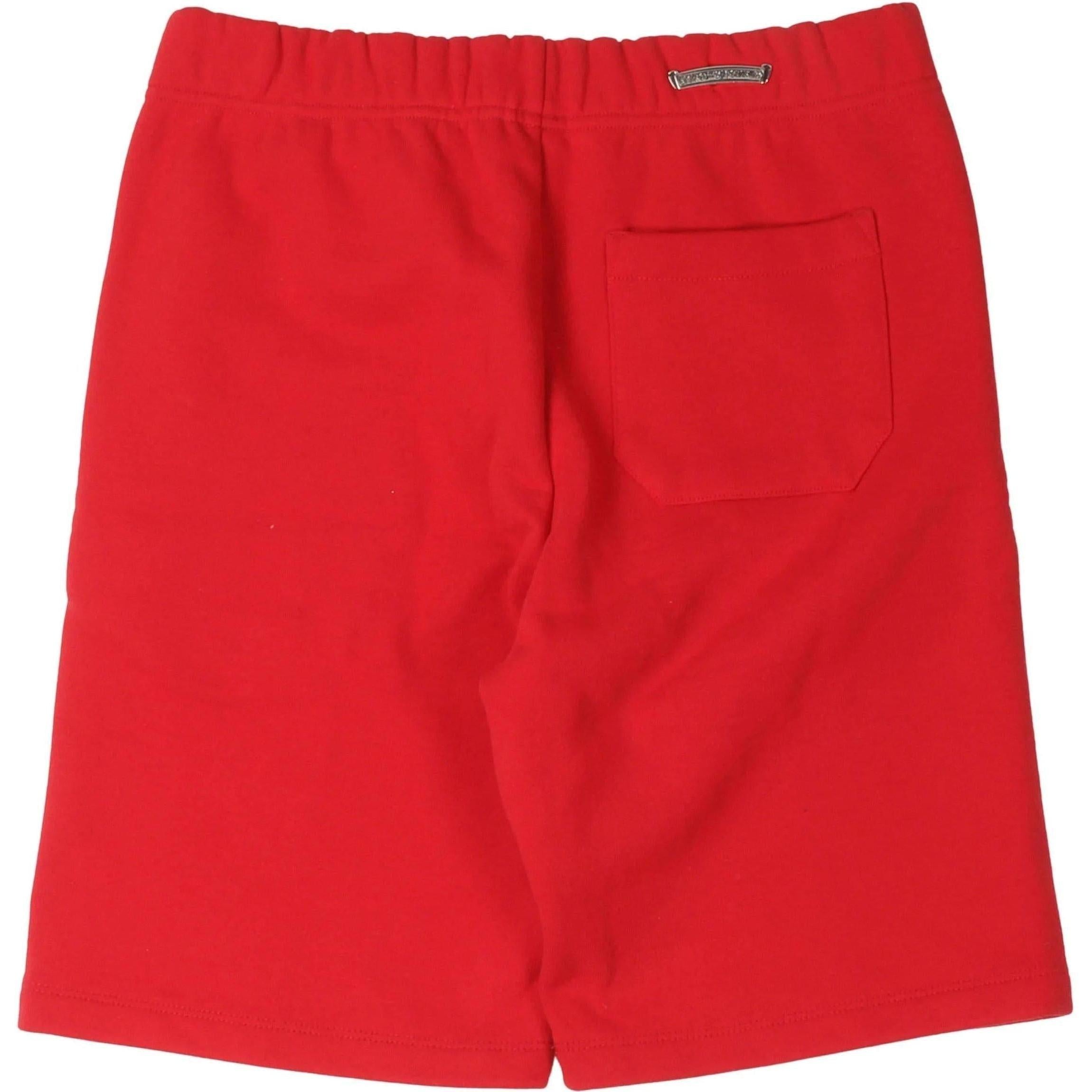 Chrome Hearts Cemetery Cross Embroidered Sweat Shorts