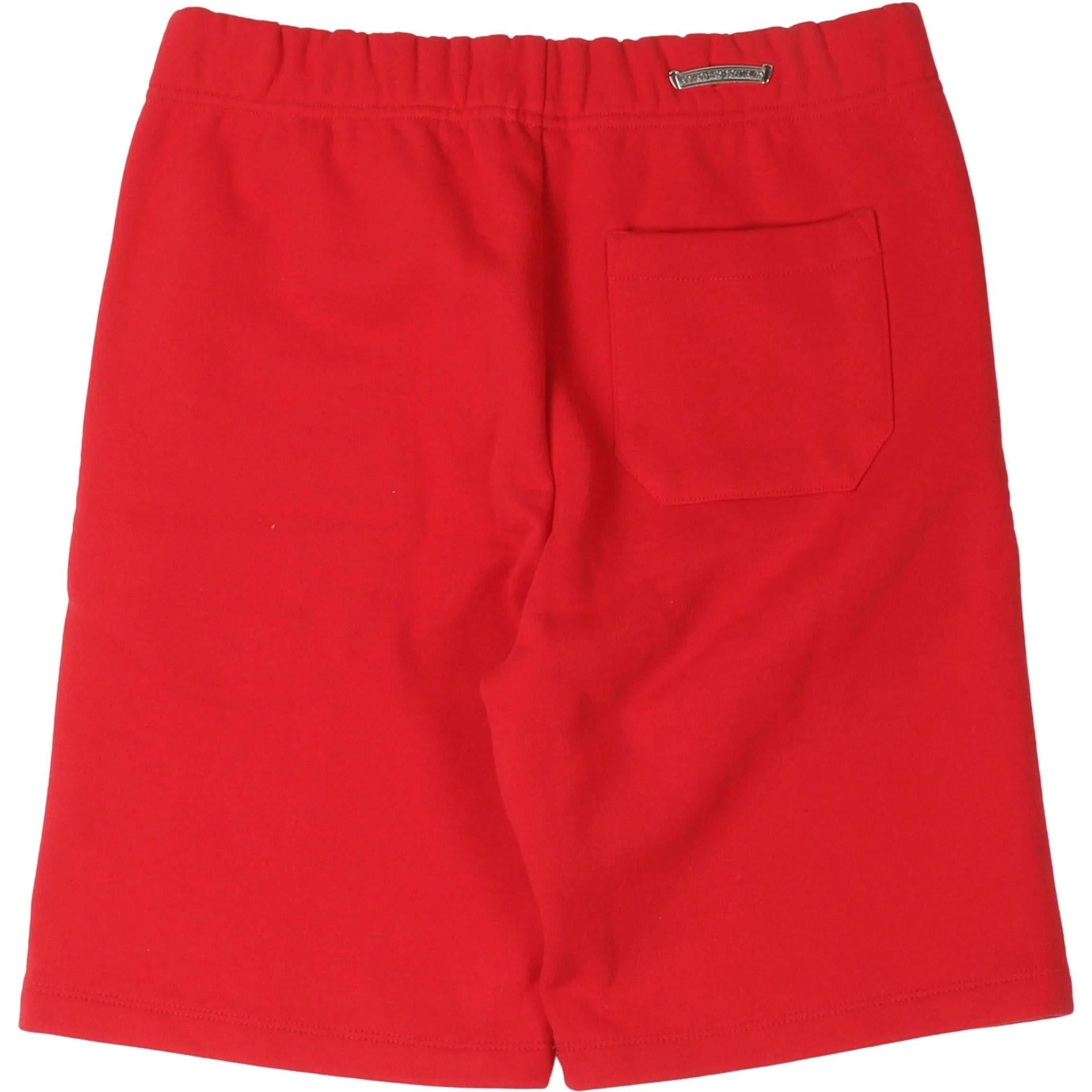 Chrome Hearts Cemetery Cross Embroidered Sweat Shorts