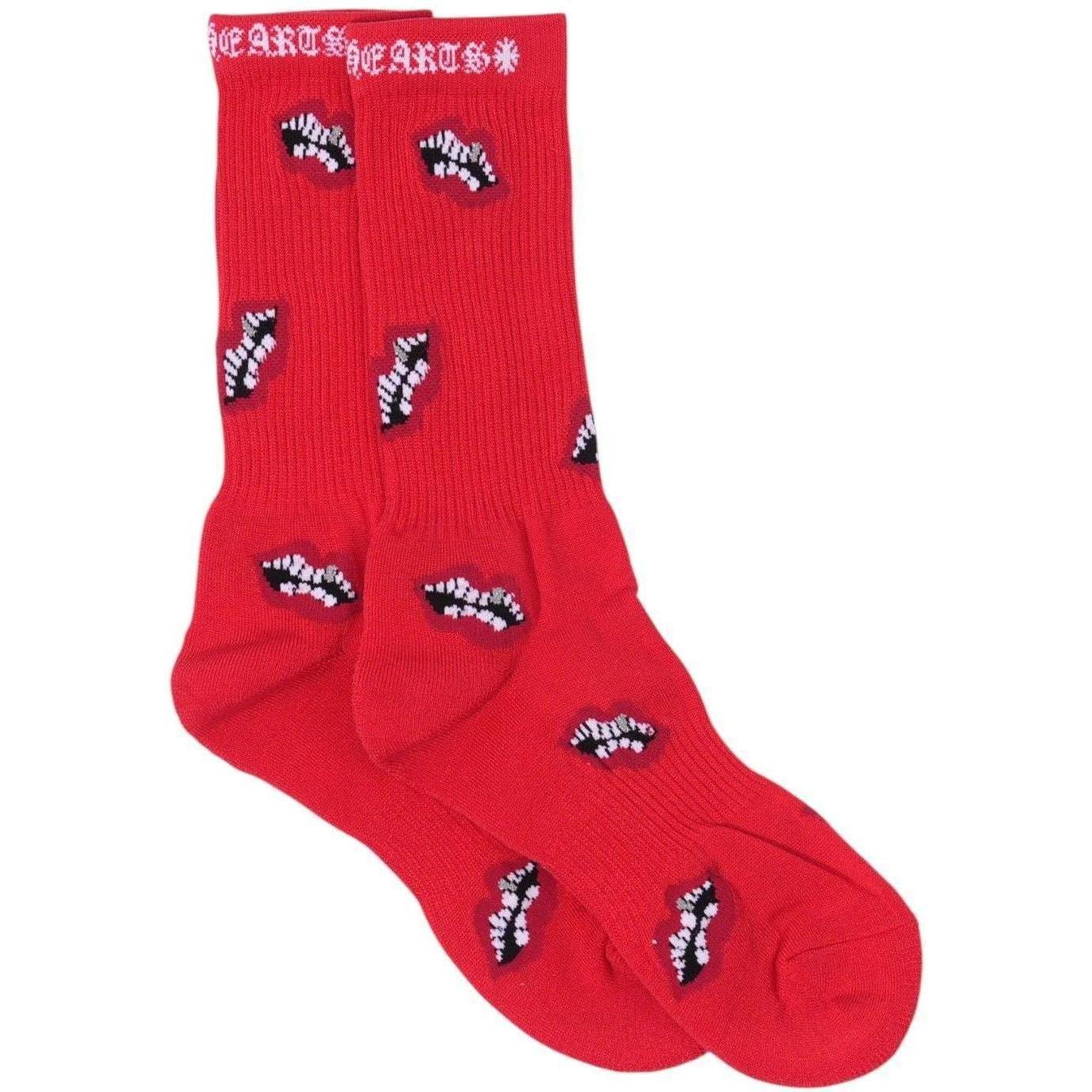 Chrome Hearts Chomper Socks Red