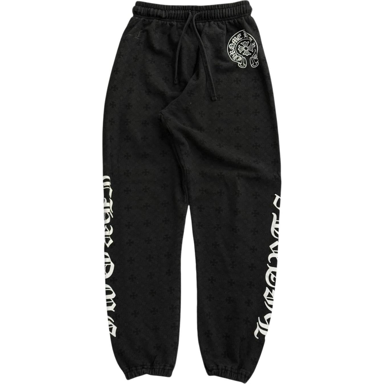 Chrome Hearts Chrome Hearts Plus Cross All Over Print Sweatpants Black