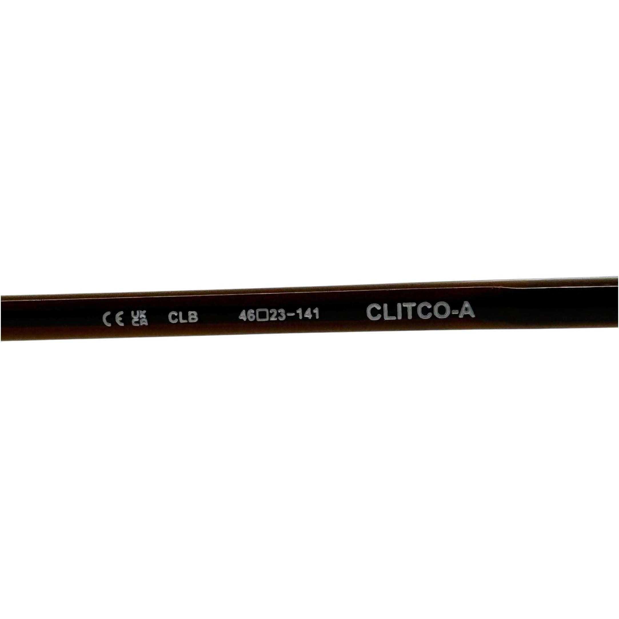 Chrome Hearts Clitco-A Brown/Silver Sunglasses