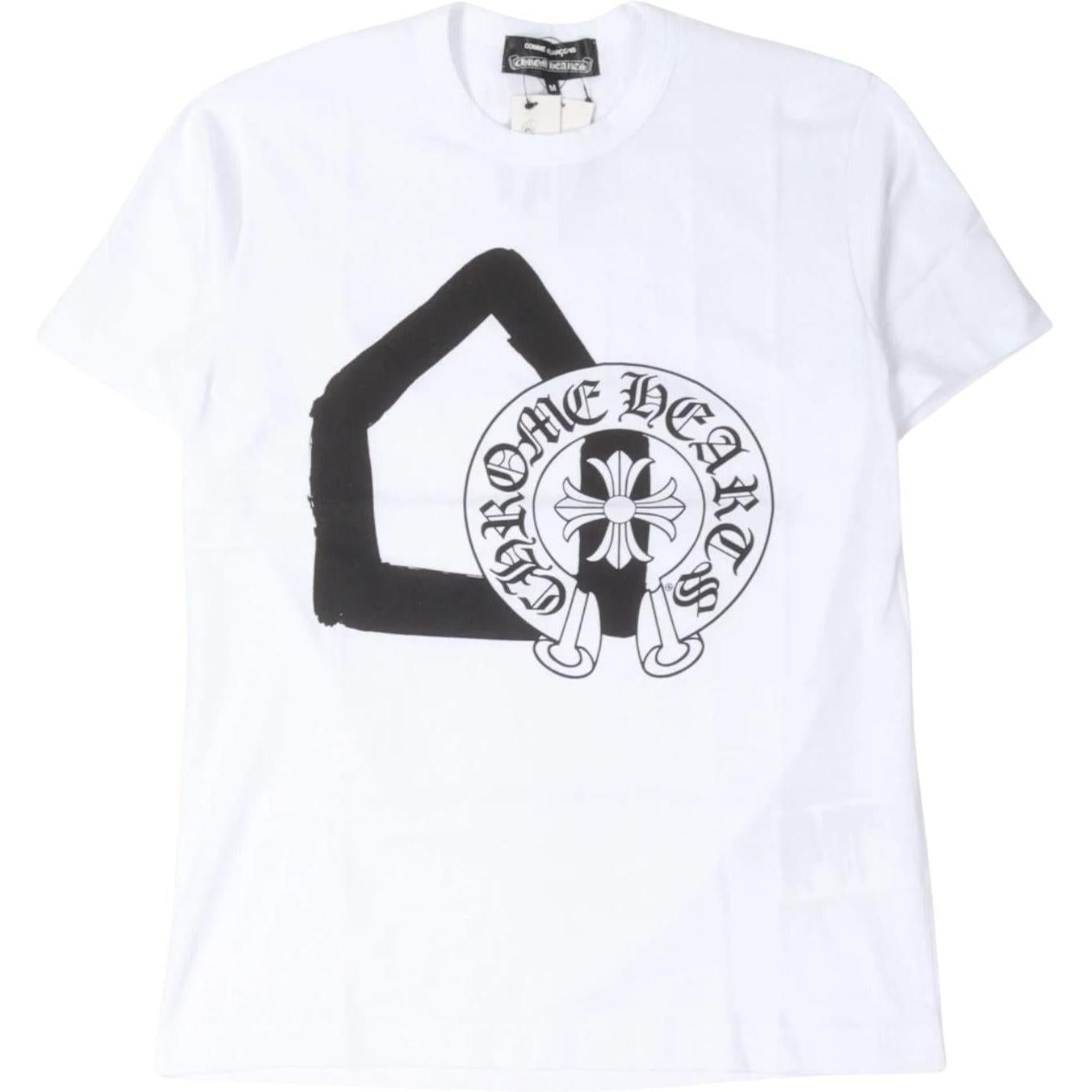 Chrome Hearts Comme Des Garcons White T-Shirt