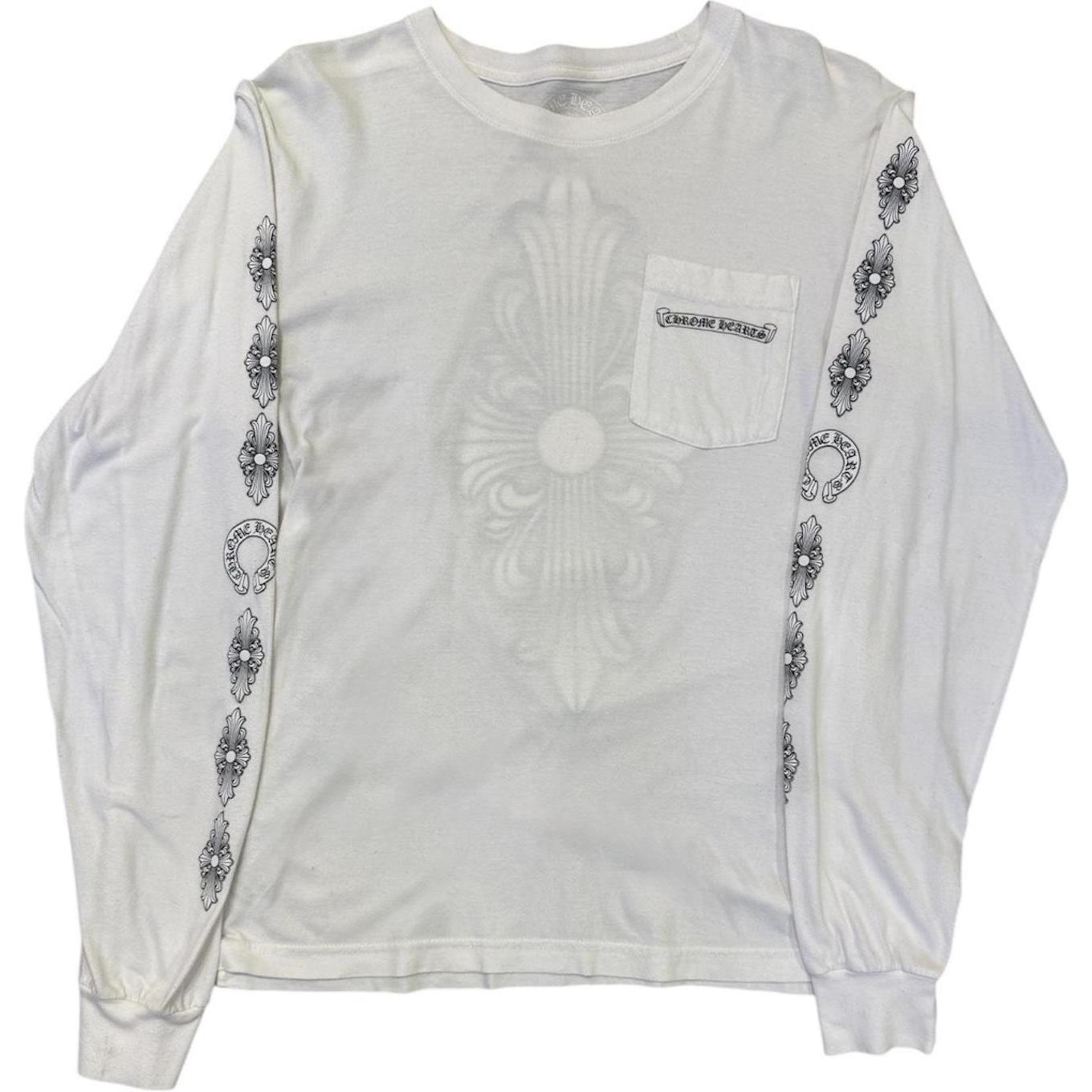 Chrome Hearts Cross Logo Long Sleeve T Shirt - Lightly Used