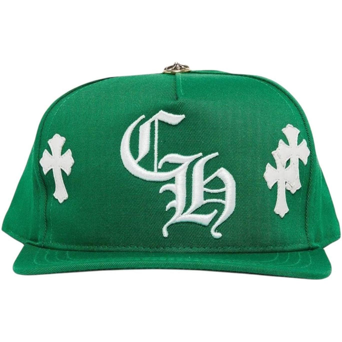 Chrome Hearts Cross Patch Hat Green