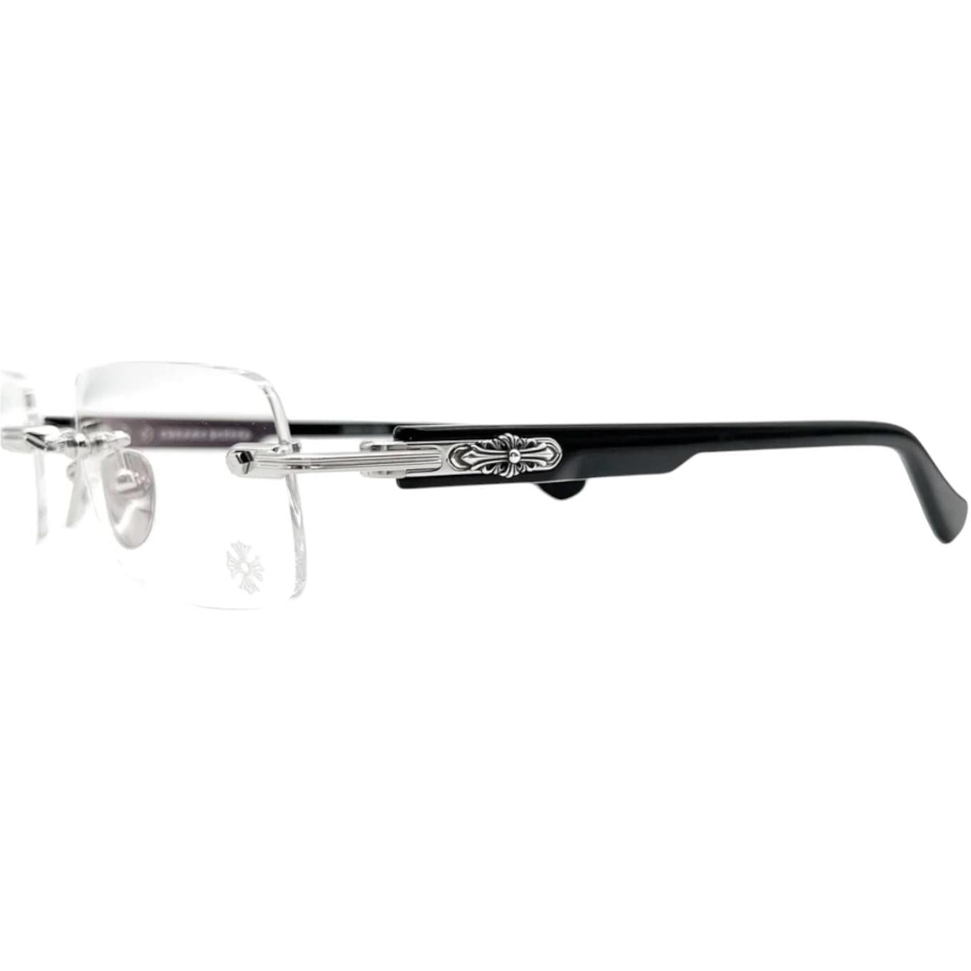 Chrome Hearts Deep I Black/Silver Glasses