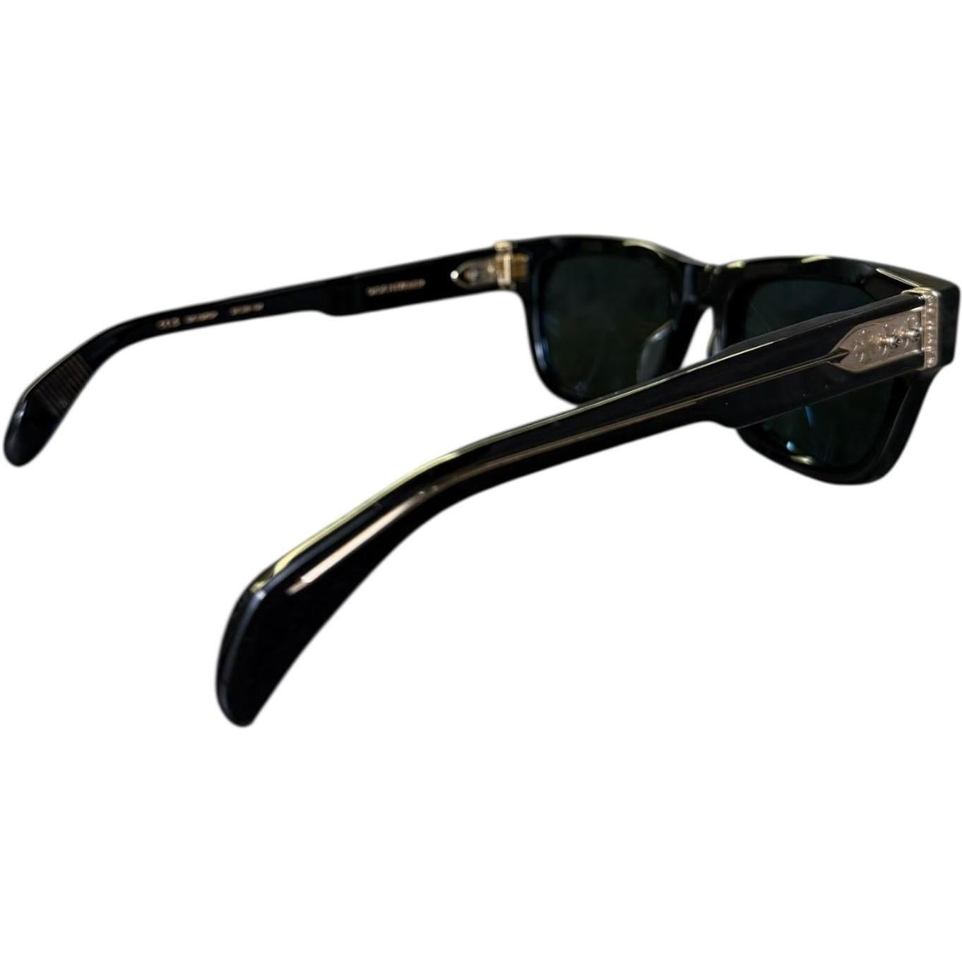Chrome Hearts Dick Fitzener Sunglasses Black Gold