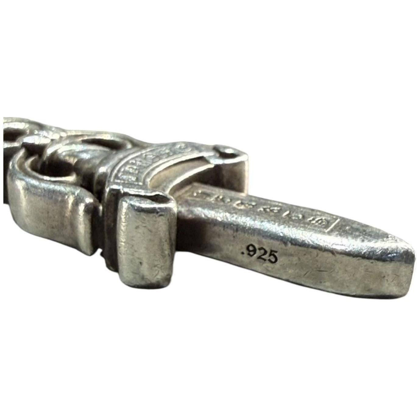 Chrome Hearts Double Dagger Silver Pendant - Lightly Used