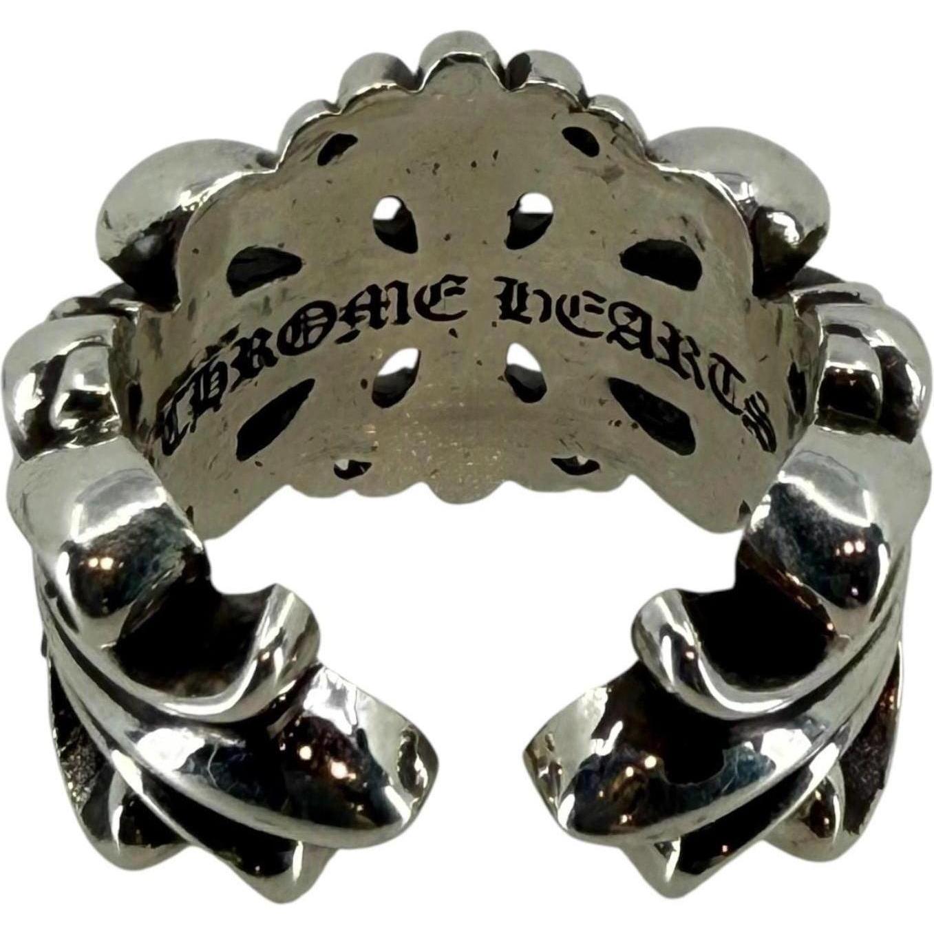 Chrome Hearts Double Floral Ring