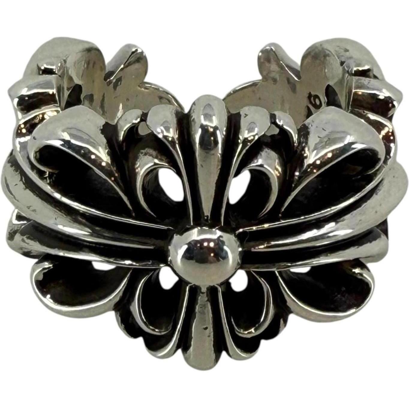 Chrome Hearts Double Floral Ring