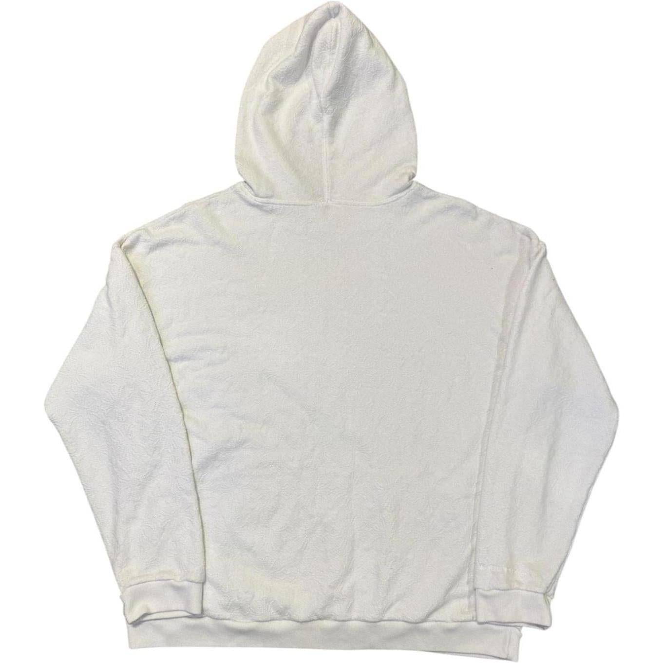 Chrome Hearts Embossed Monogram Towel Hoodie White - Like New