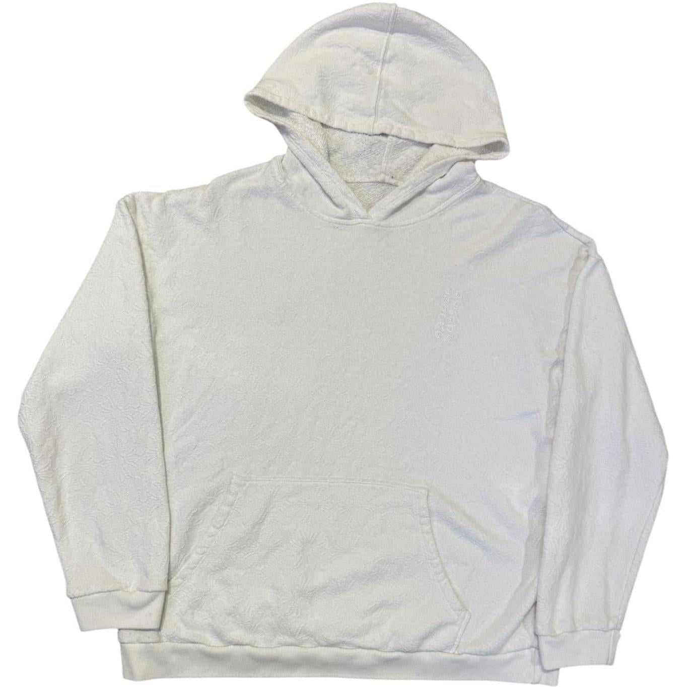 Chrome Hearts Embossed Monogram Towel Hoodie White - Like New