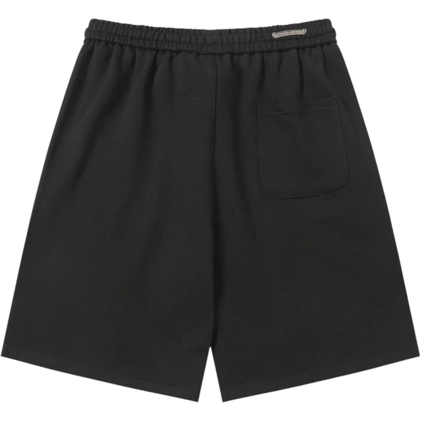 Chrome Hearts Embroidered CH Shorts Black