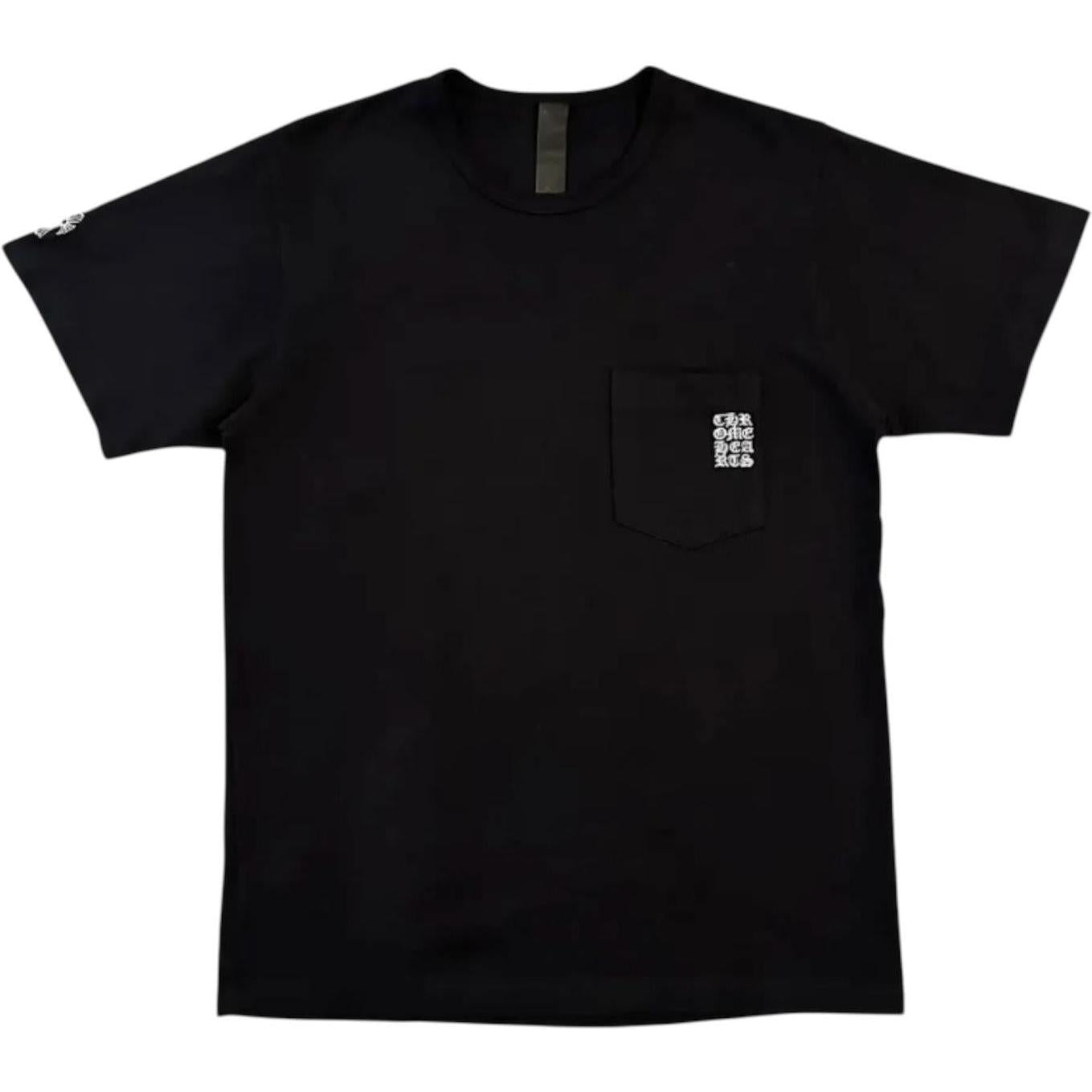 Chrome Hearts Embroidered Chart Logo T-shirt Black