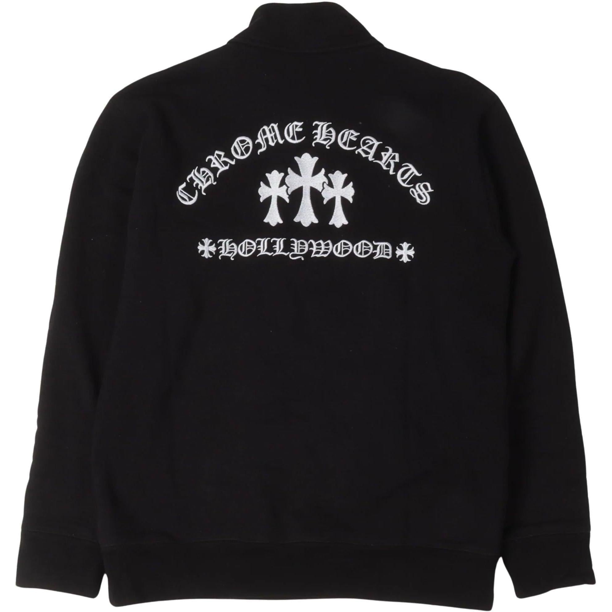 Chrome Hearts Embroidered Quarter Zip Sweatshirt