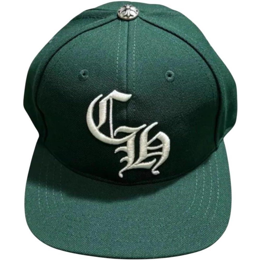 Chrome Hearts Essentials LA Exclusive Baseball Wool Hat Forest Green