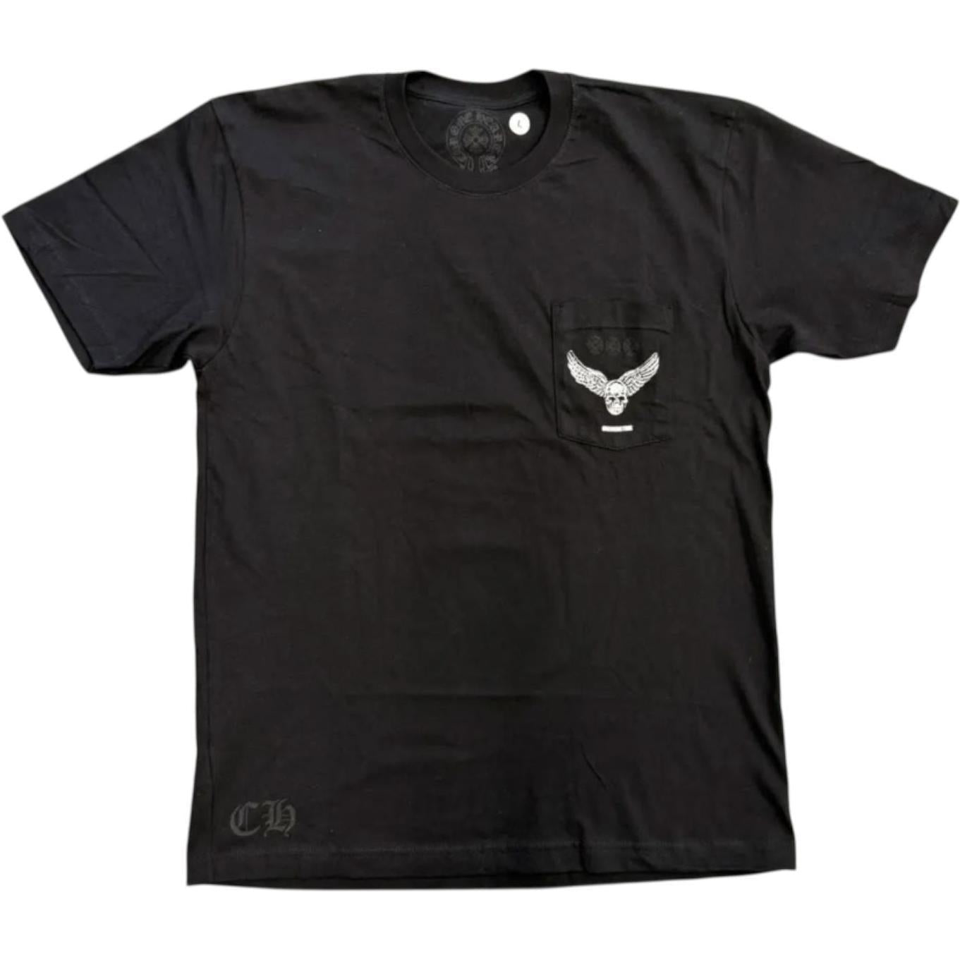 Chrome Hearts Foti Aerosmith Yungblood Cross Pocket T-shirt Black