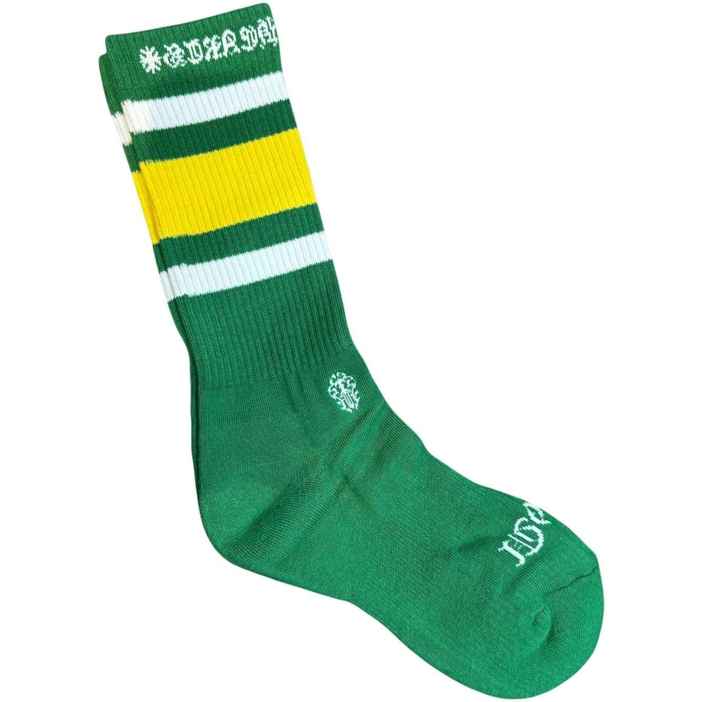 Chrome Hearts Fuck U Sport Sock Green/Yellow
